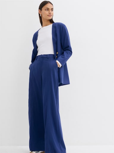 Hose in weiter Form - royalblau