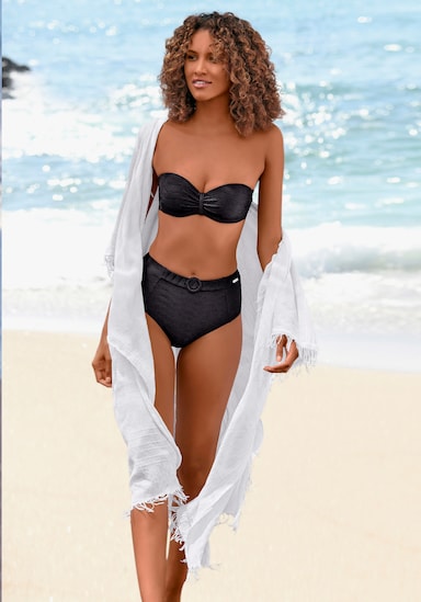 Sunseeker Bügel-Bandeau-Bikini-Top - schwarz