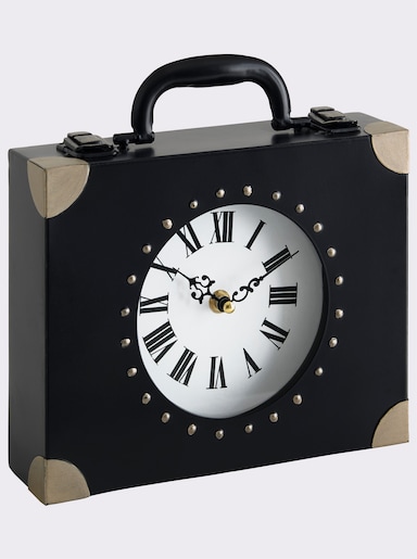 heine home Tischuhr - schwarz