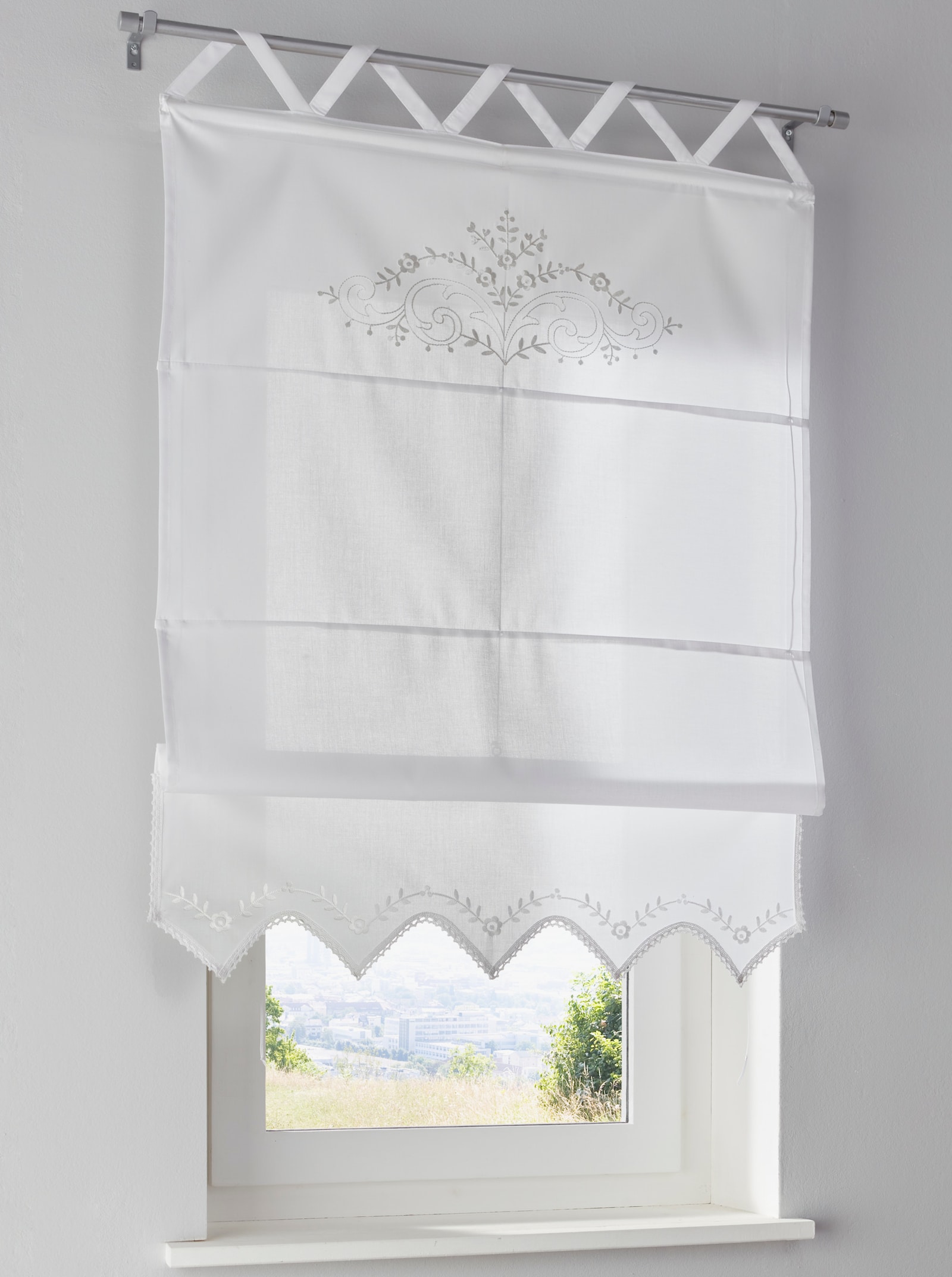 heine home Raffrollo - weiß