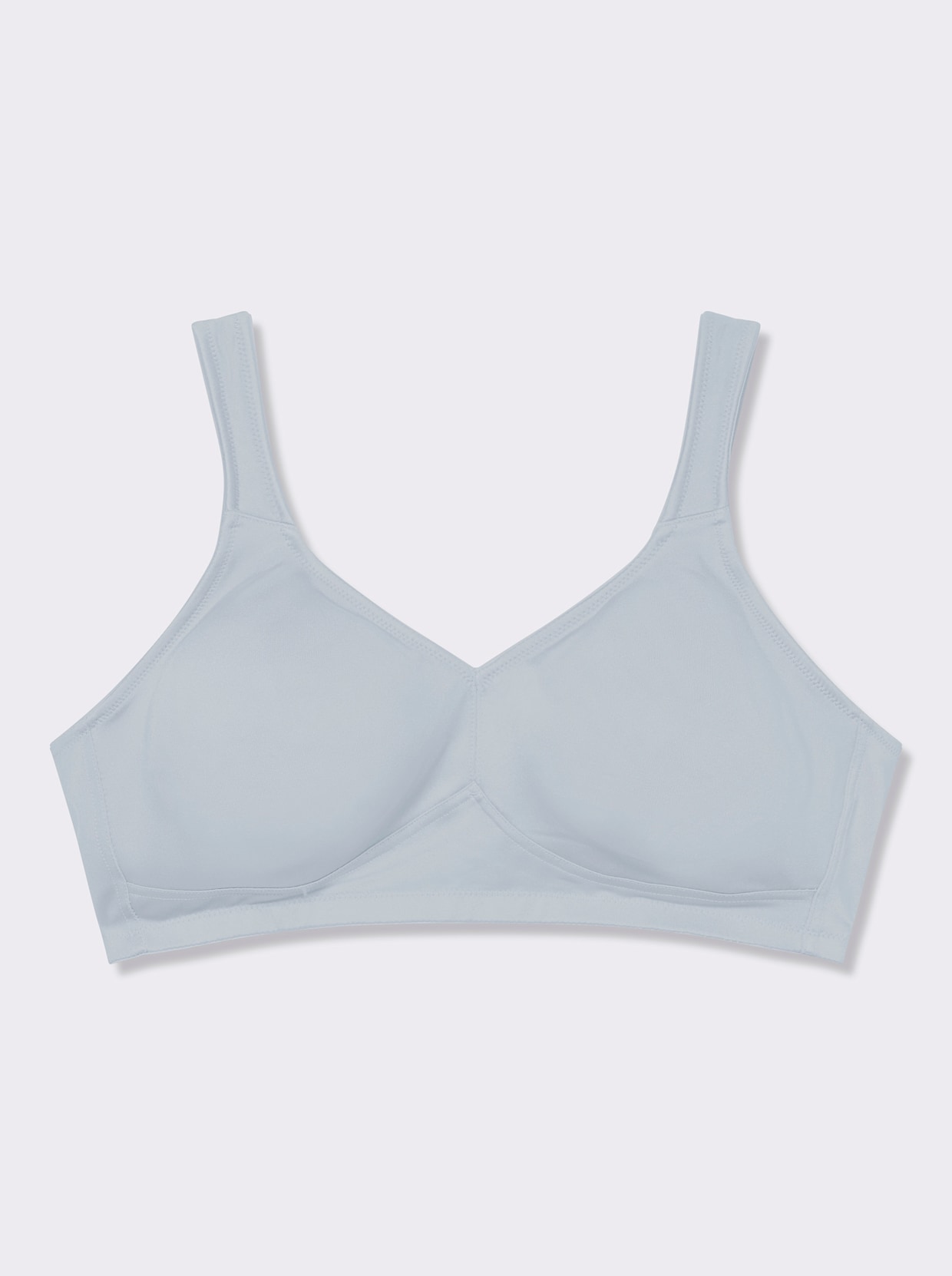 Speidel Komfort-BH ohne Bügel 2-lagigen Cups - hellgrau