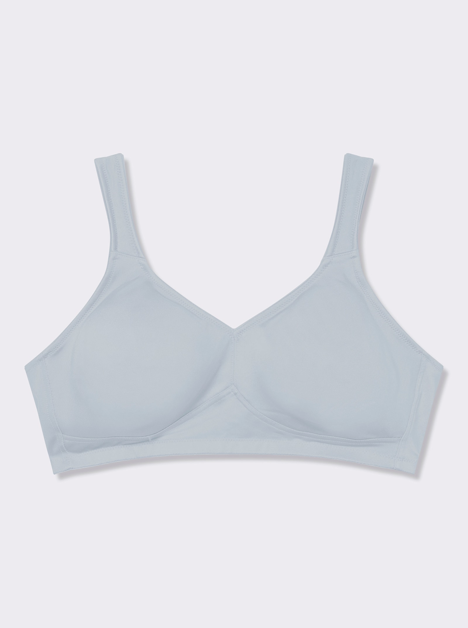 Speidel Komfort-BH ohne Bügel 2-lagigen Cups - hellgrau