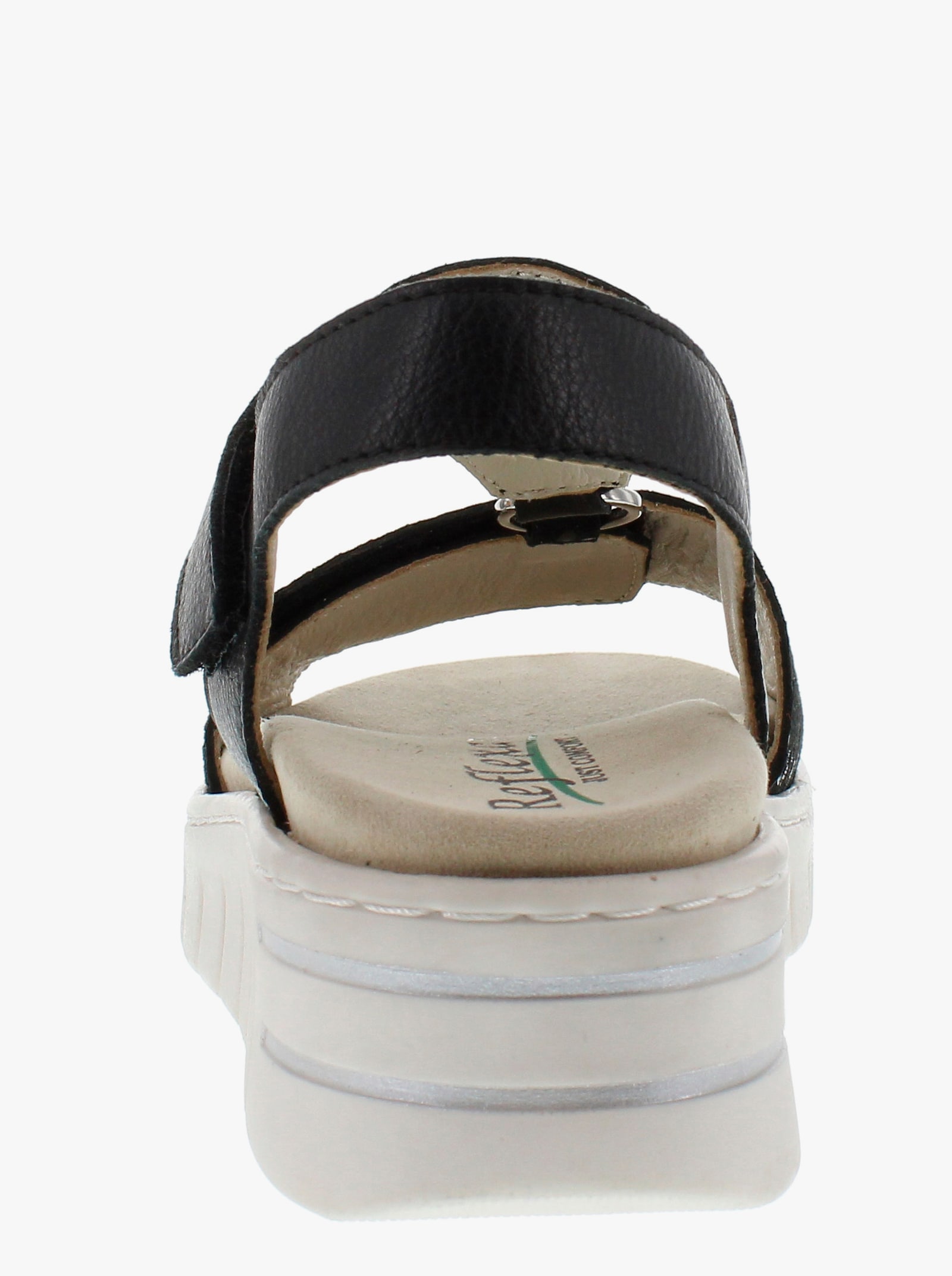 Reflexan Sandales avec fermeture auto-agrippante - noir