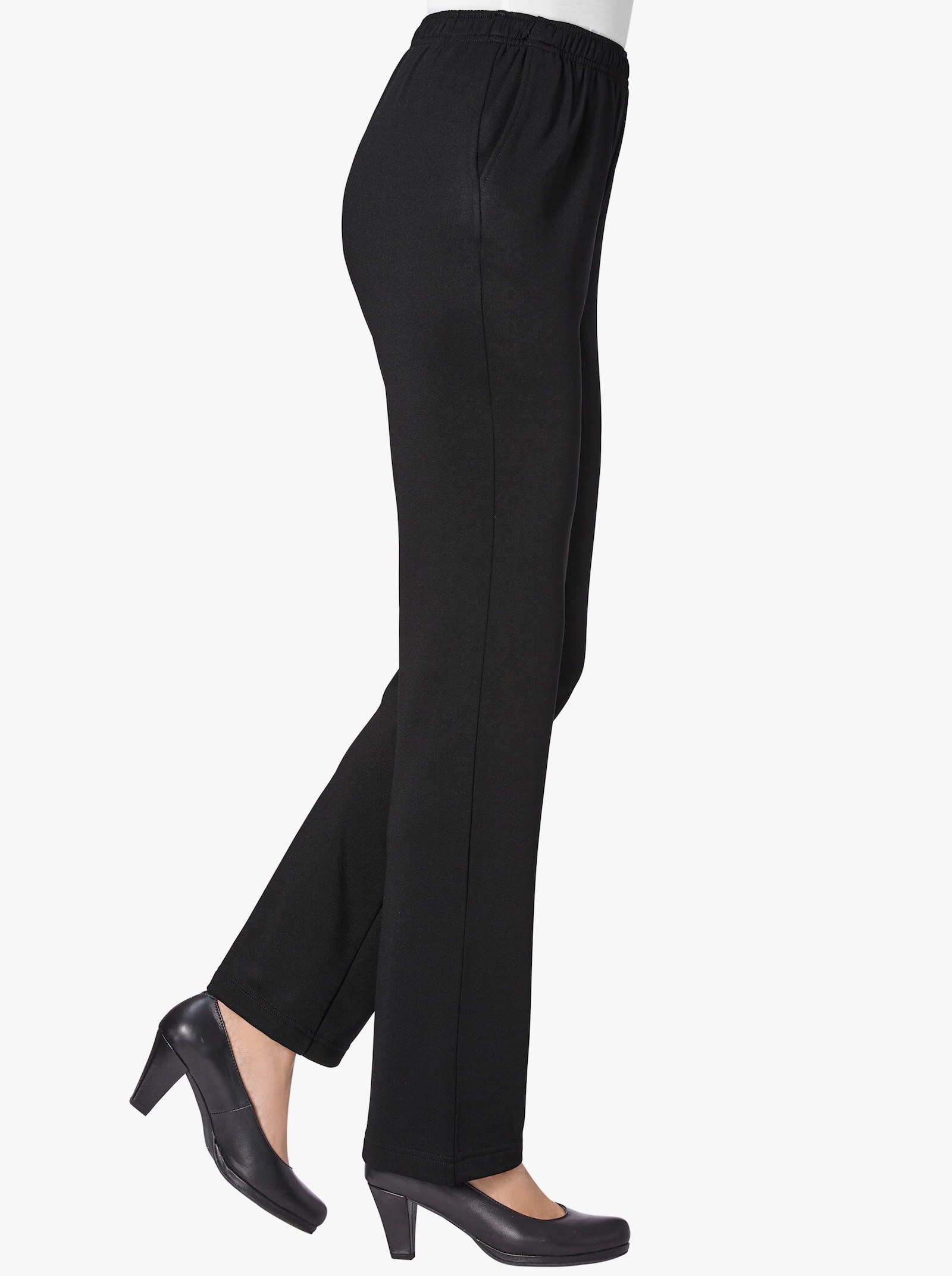 Jerseyhose in Winter-Qualität - schwarz