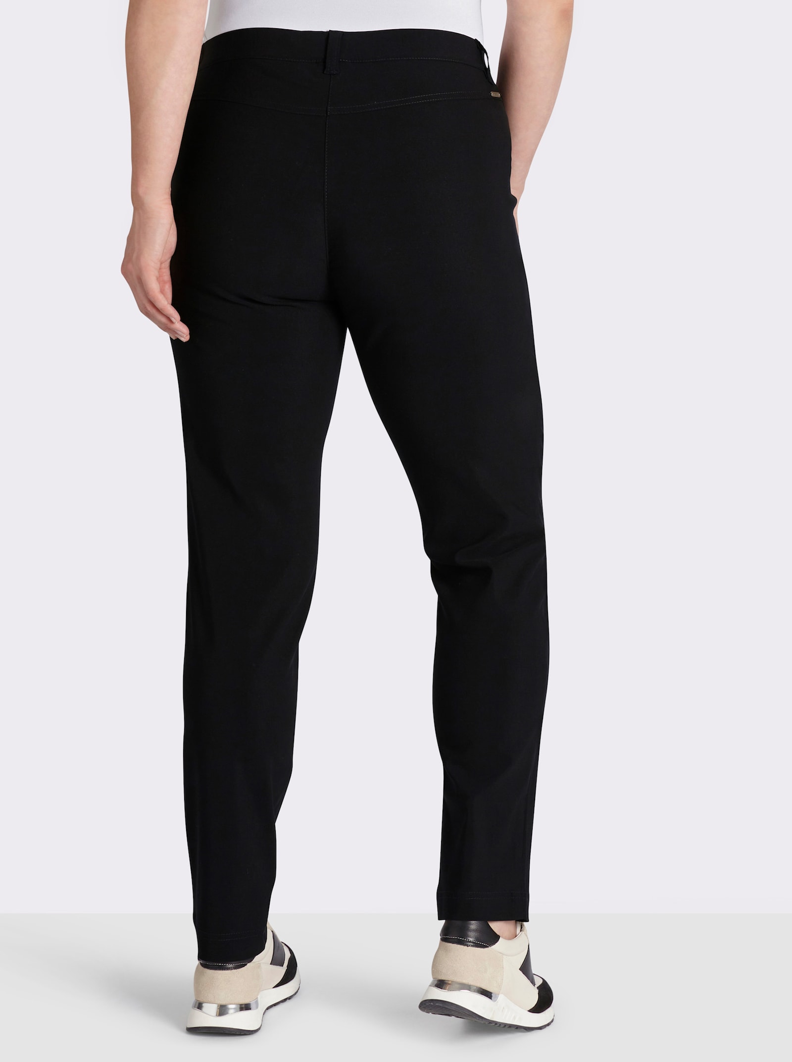 Ascari Stretch-Hose in Schlupfform, Bengalin - schwarz