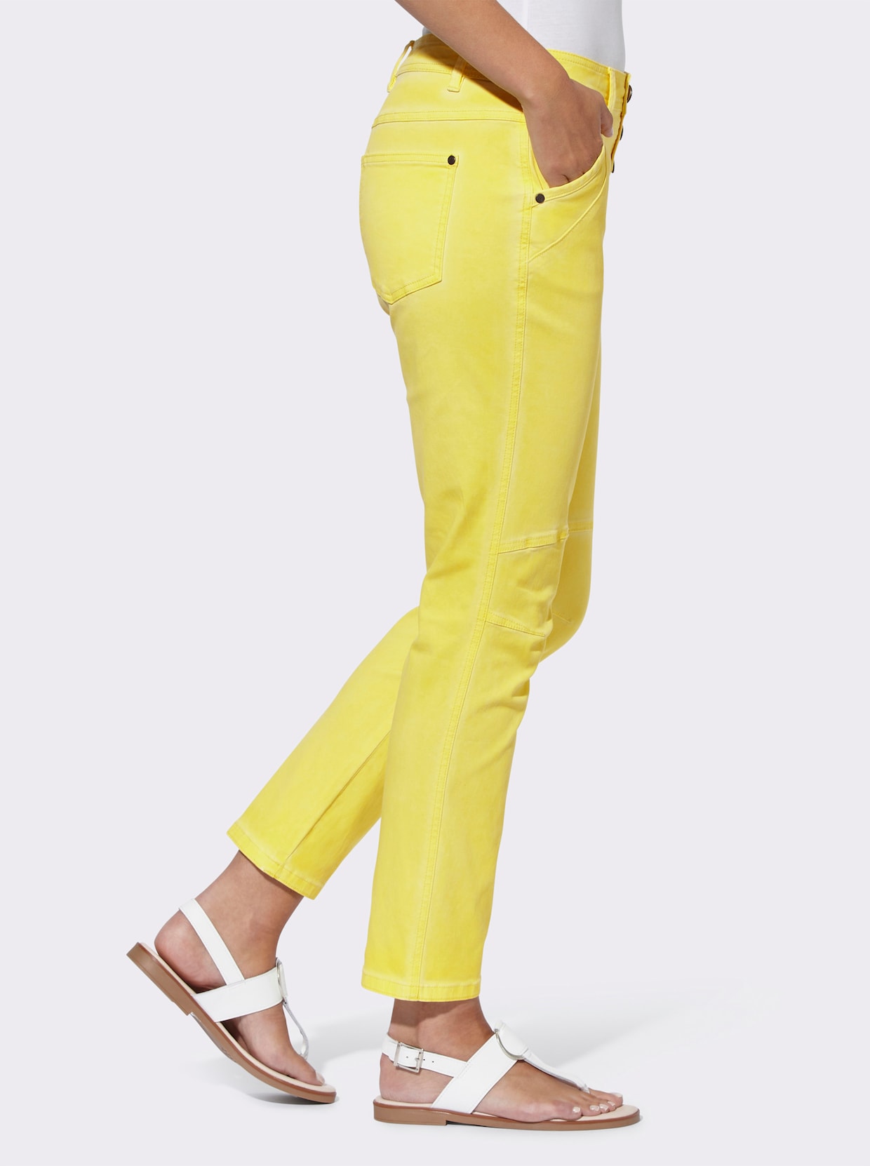 heine 5-Pocket-Jeans - limone