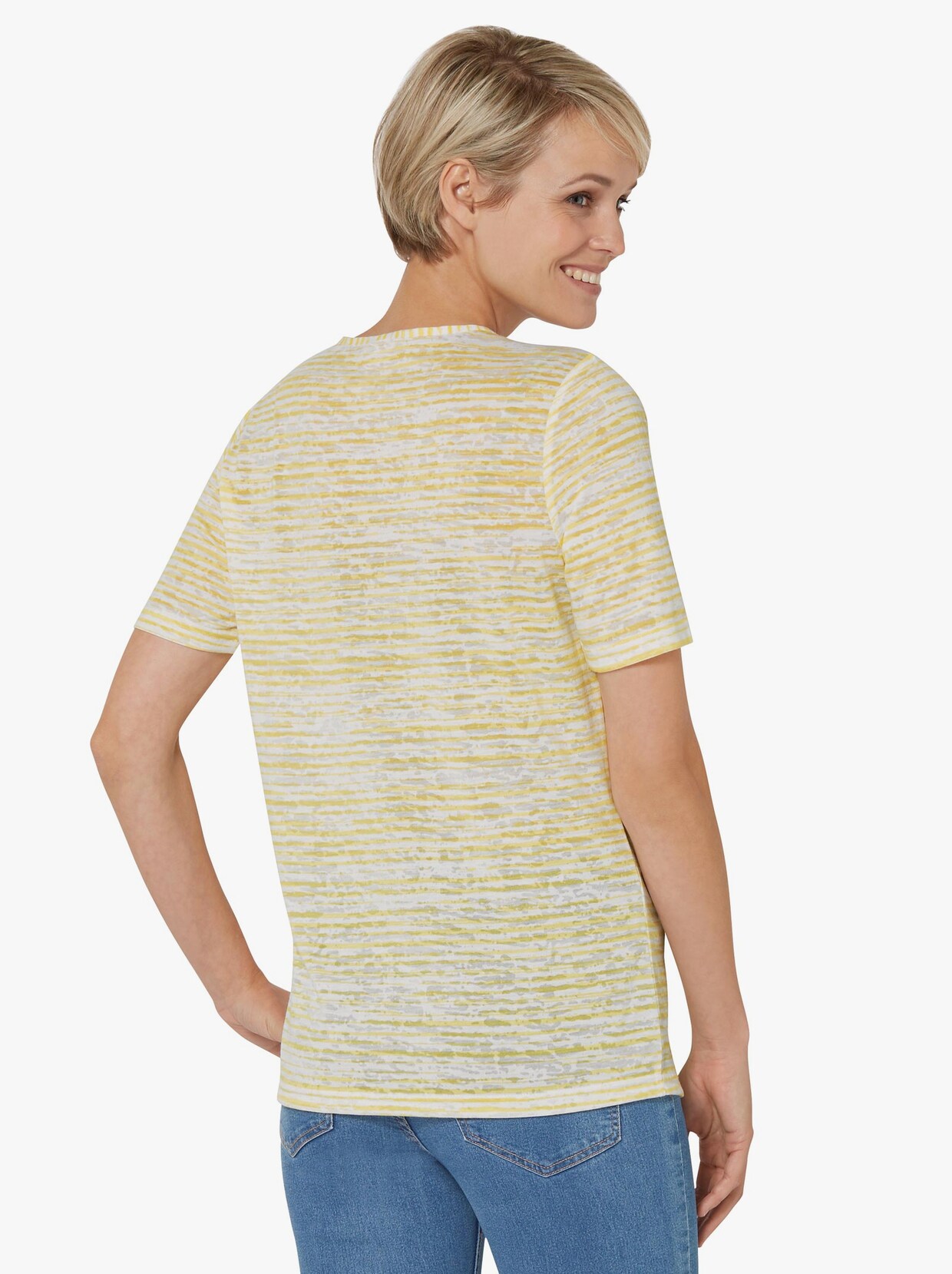 Shirt met print - citroen gedessineerd
