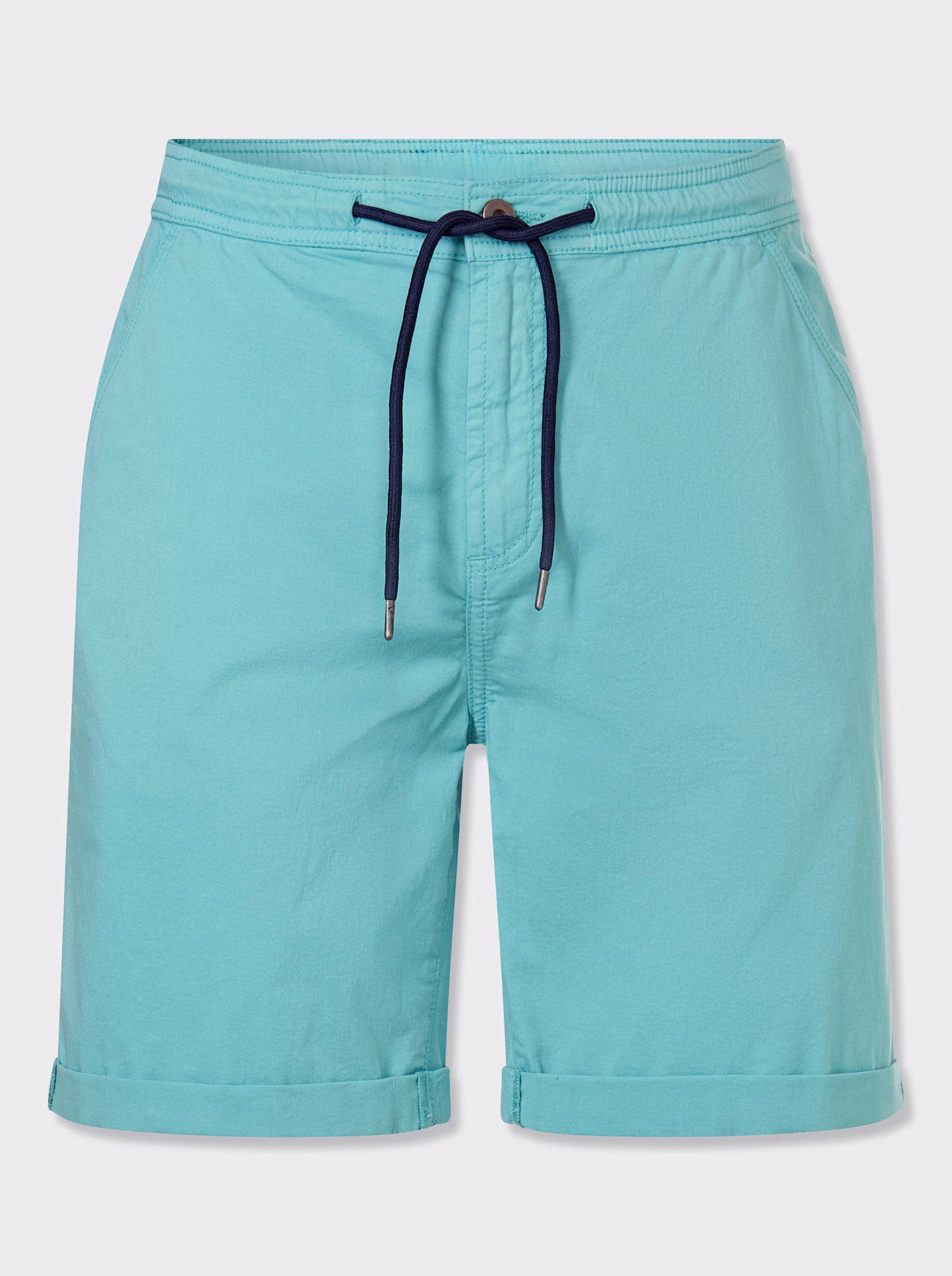 Catamaran Bermudas aus Baumwoll-Stretch - ozean