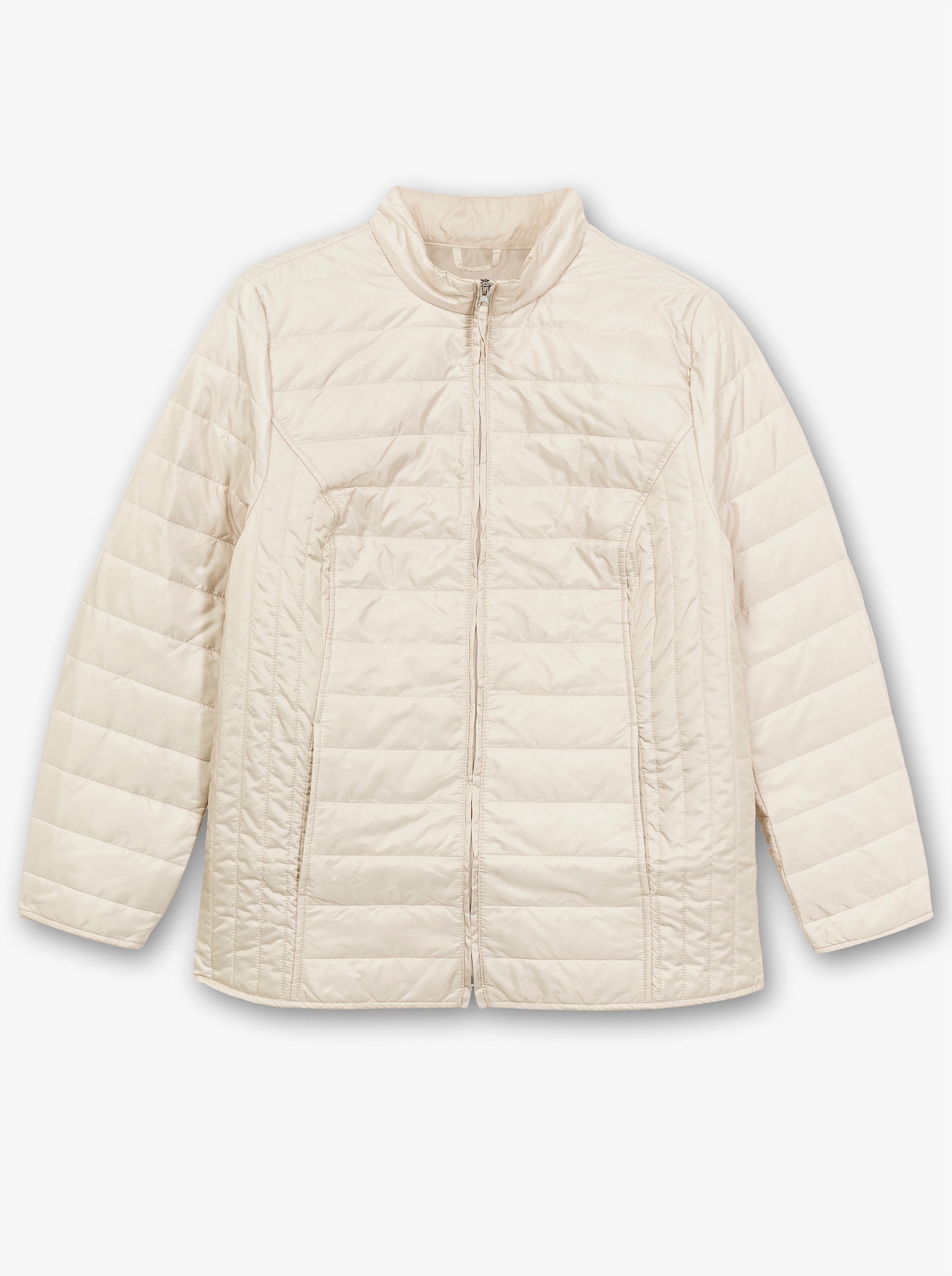 Steppjacke leicht wattiert - wollweiß
