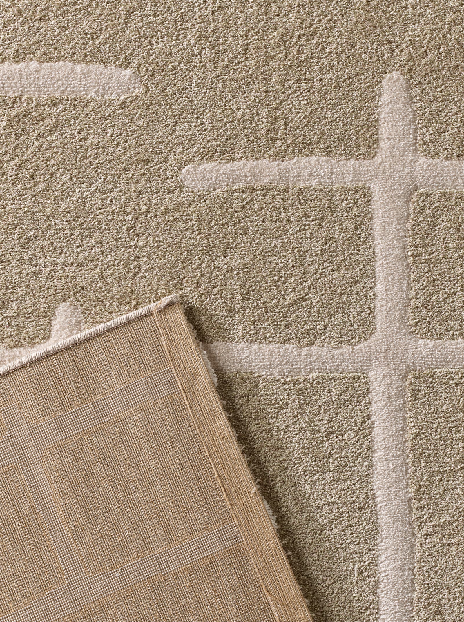 heine home Tapis - vert-écru