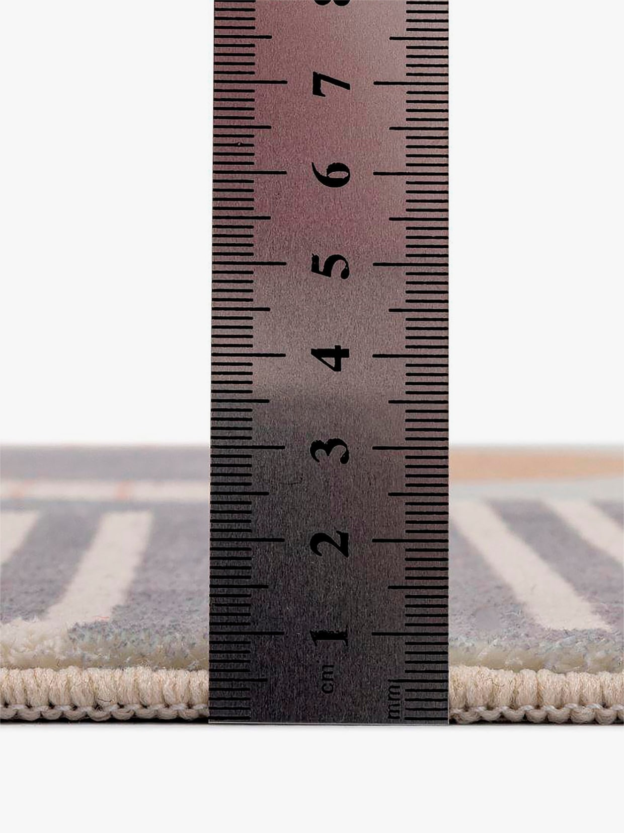 Theko Badematte - grau-gemustert