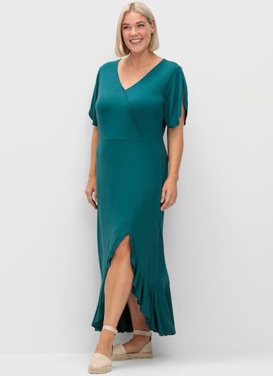 sheego Jerseykleid - petrol