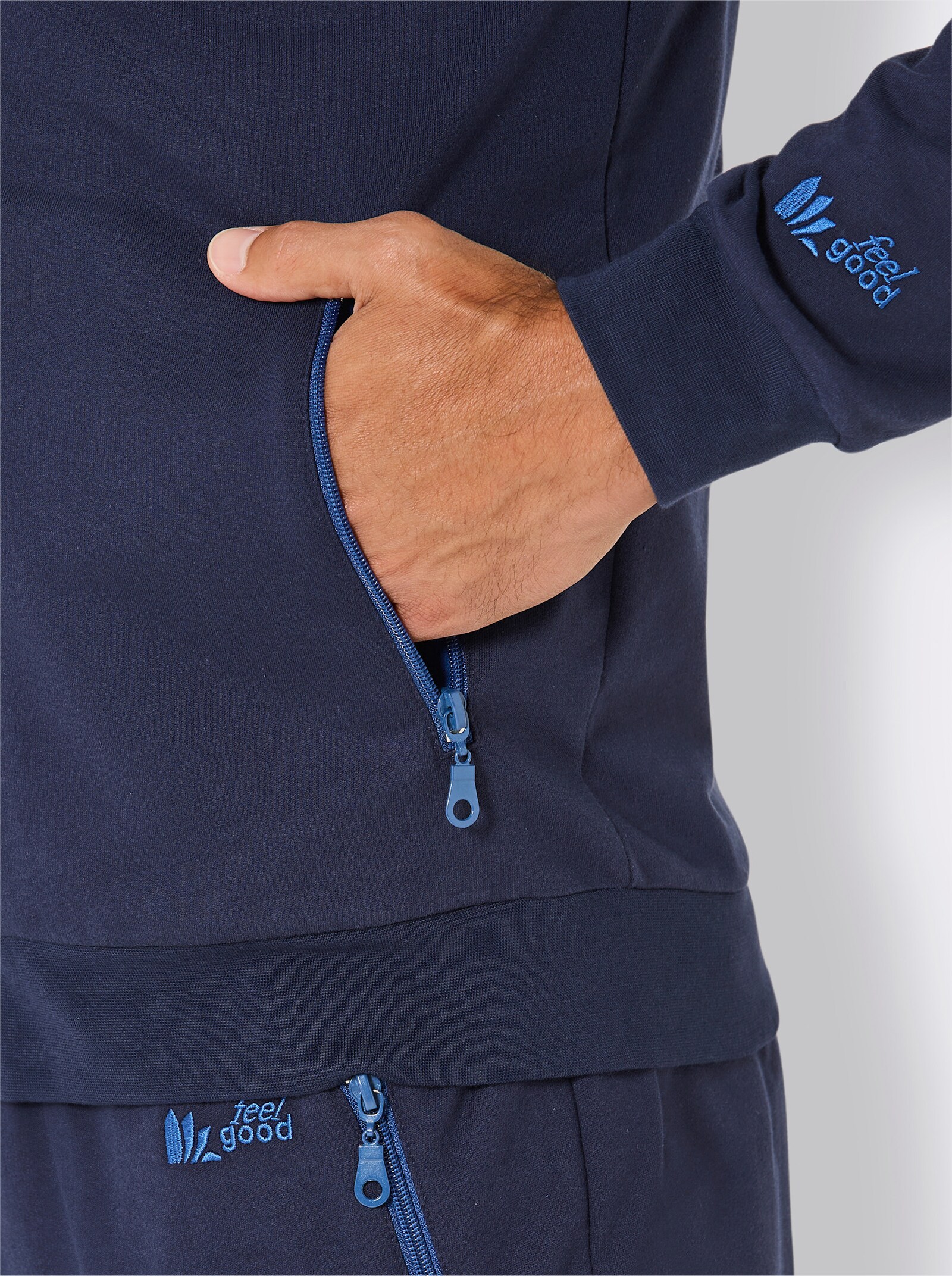 feel good Hausanzug - marine-royalblau