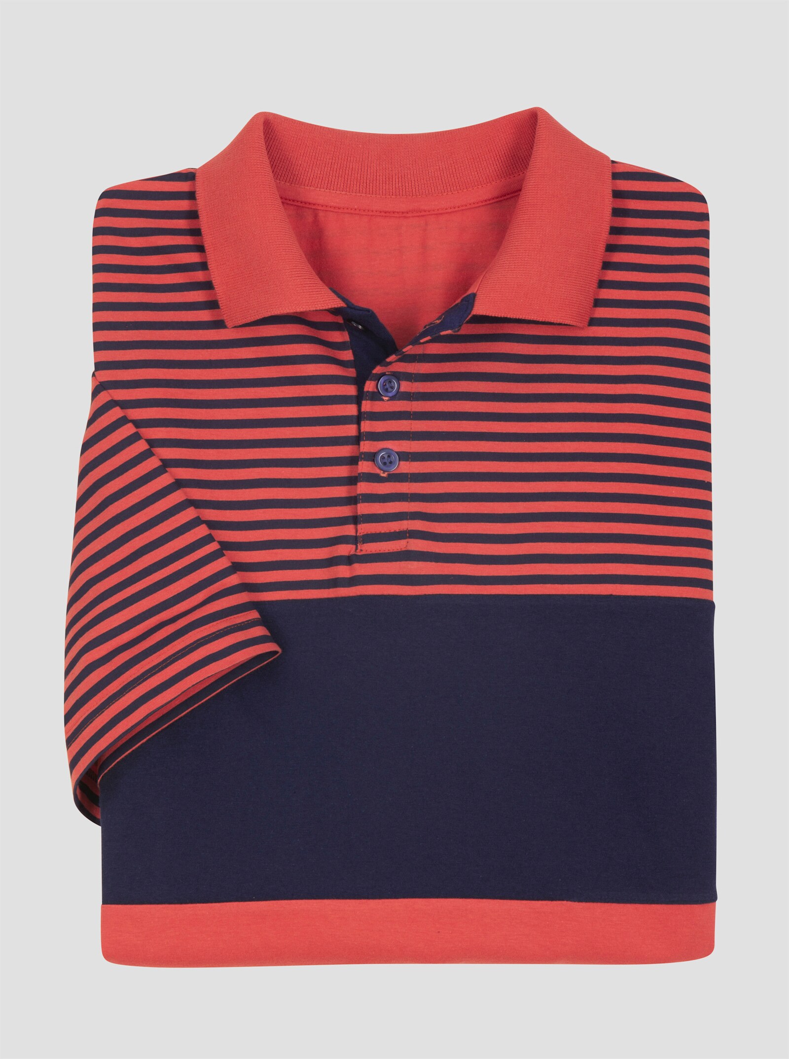 Polokošile s proužkovaným vzorem - terra-námořnická modrá