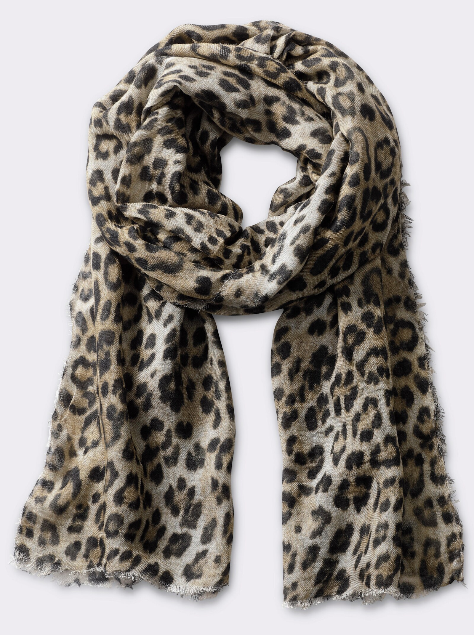 heine Sjaal - luipaardkleurig