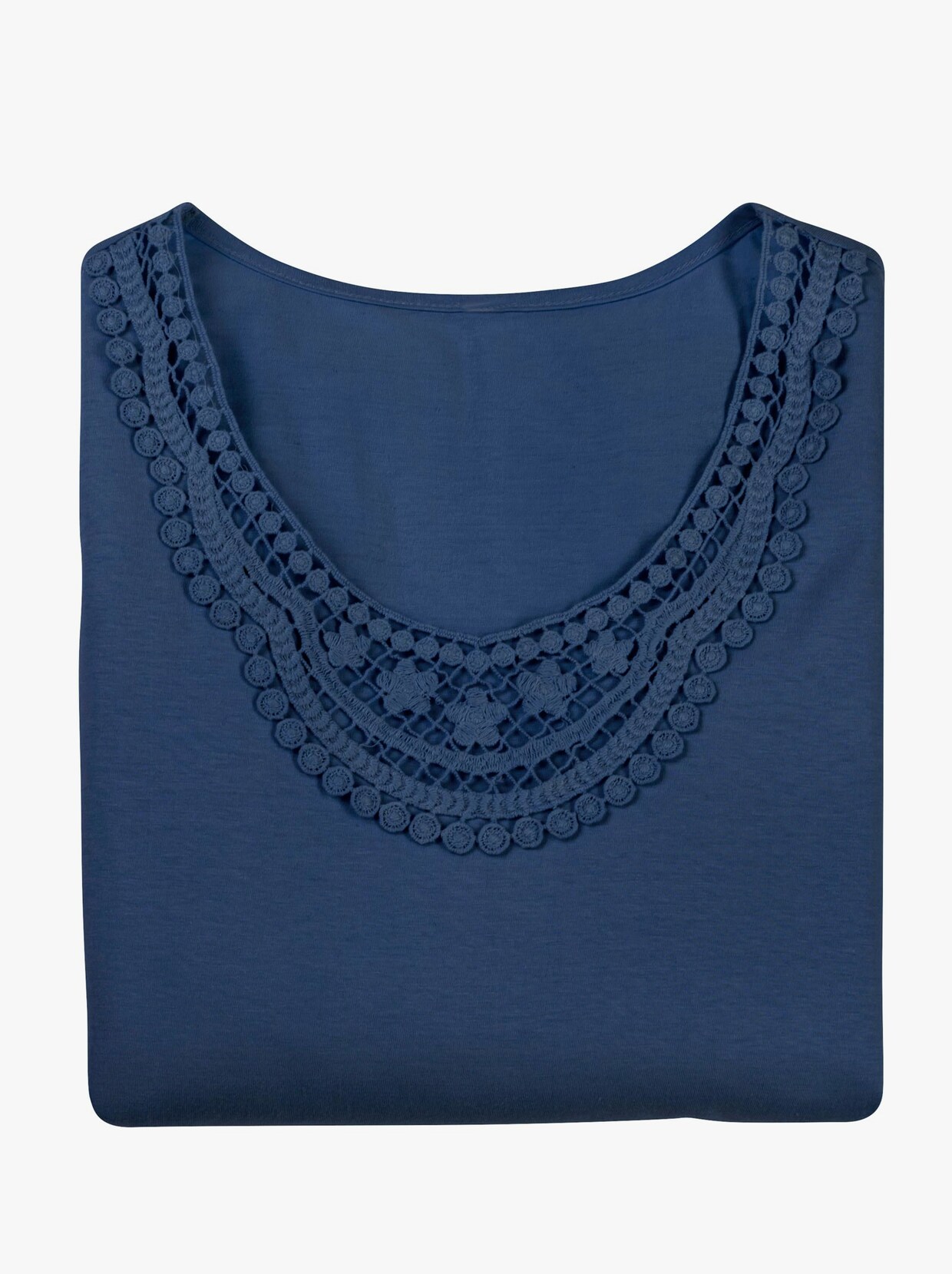 Shirttop - donkerblauw