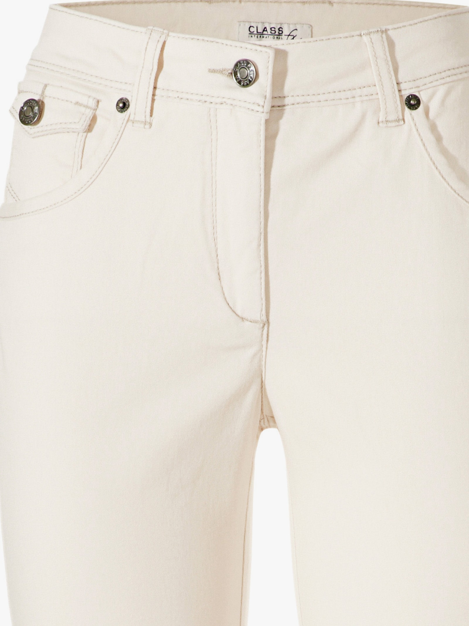 heine Capri-jeans met power mesh - offwhite