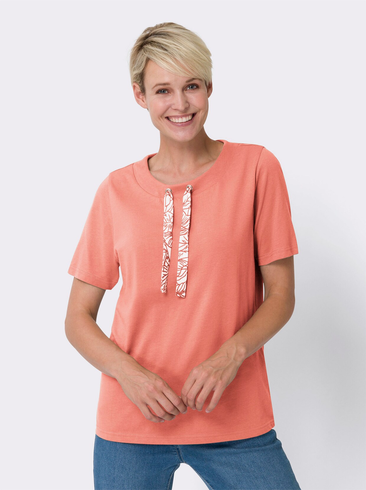 Shirt met korte mouwen - flamingo