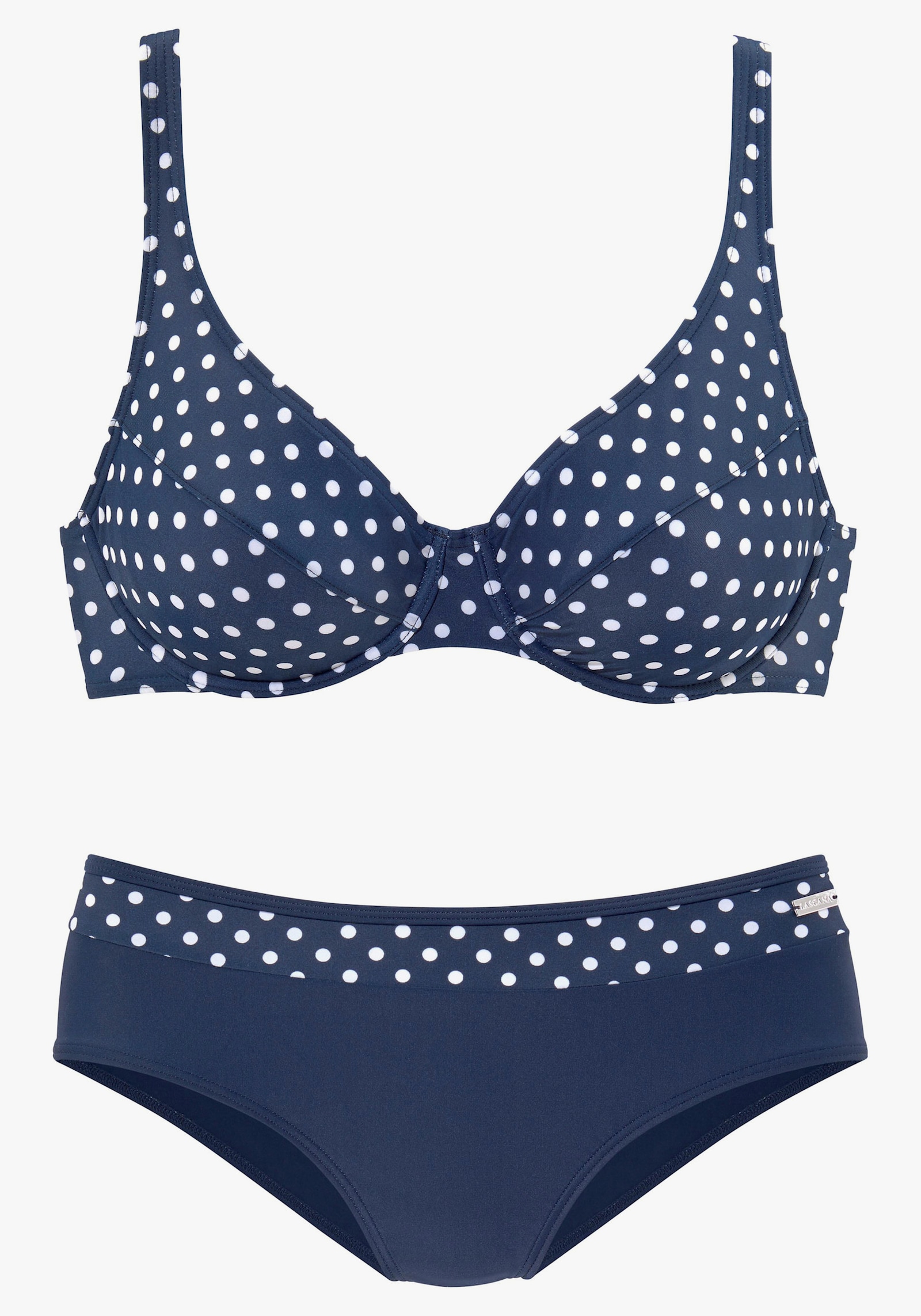 LASCANA Bikini - marine-weiß