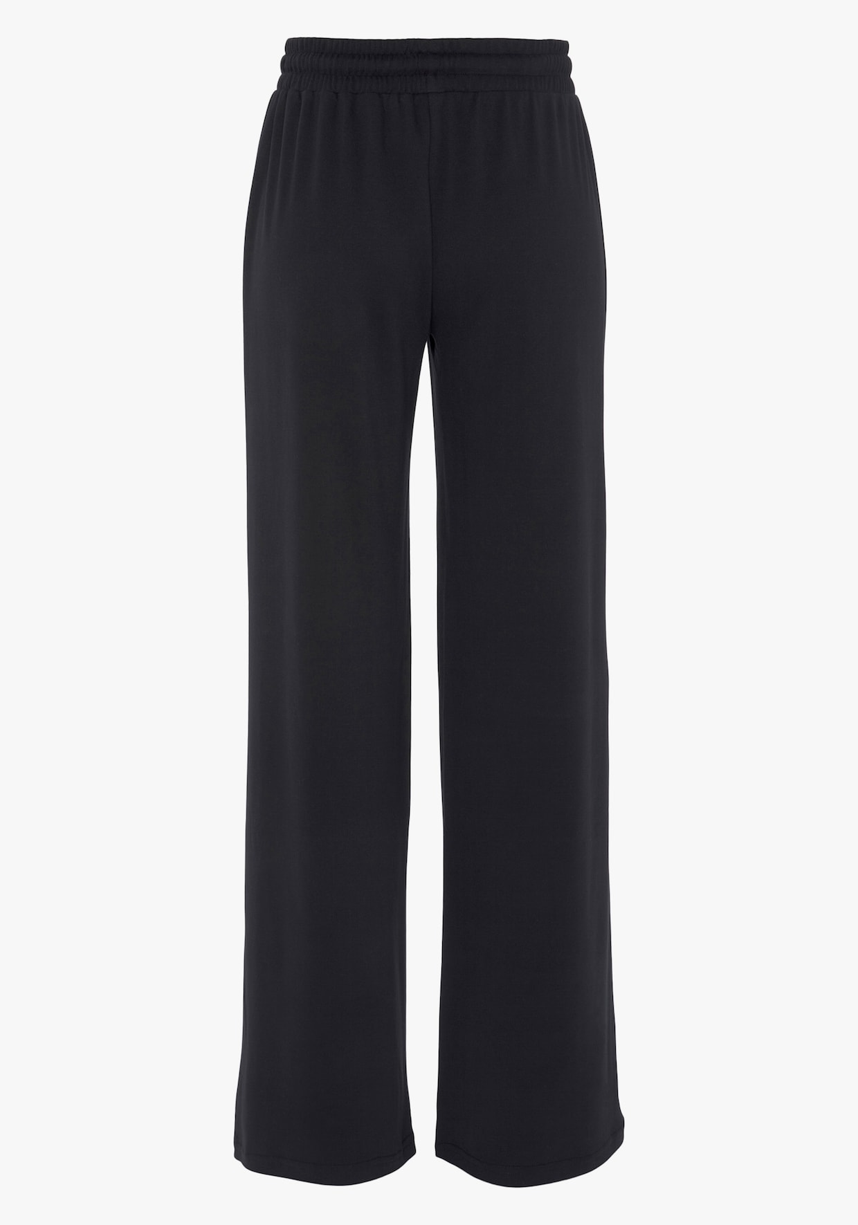 LASCANA Pantalon molletonné - noir