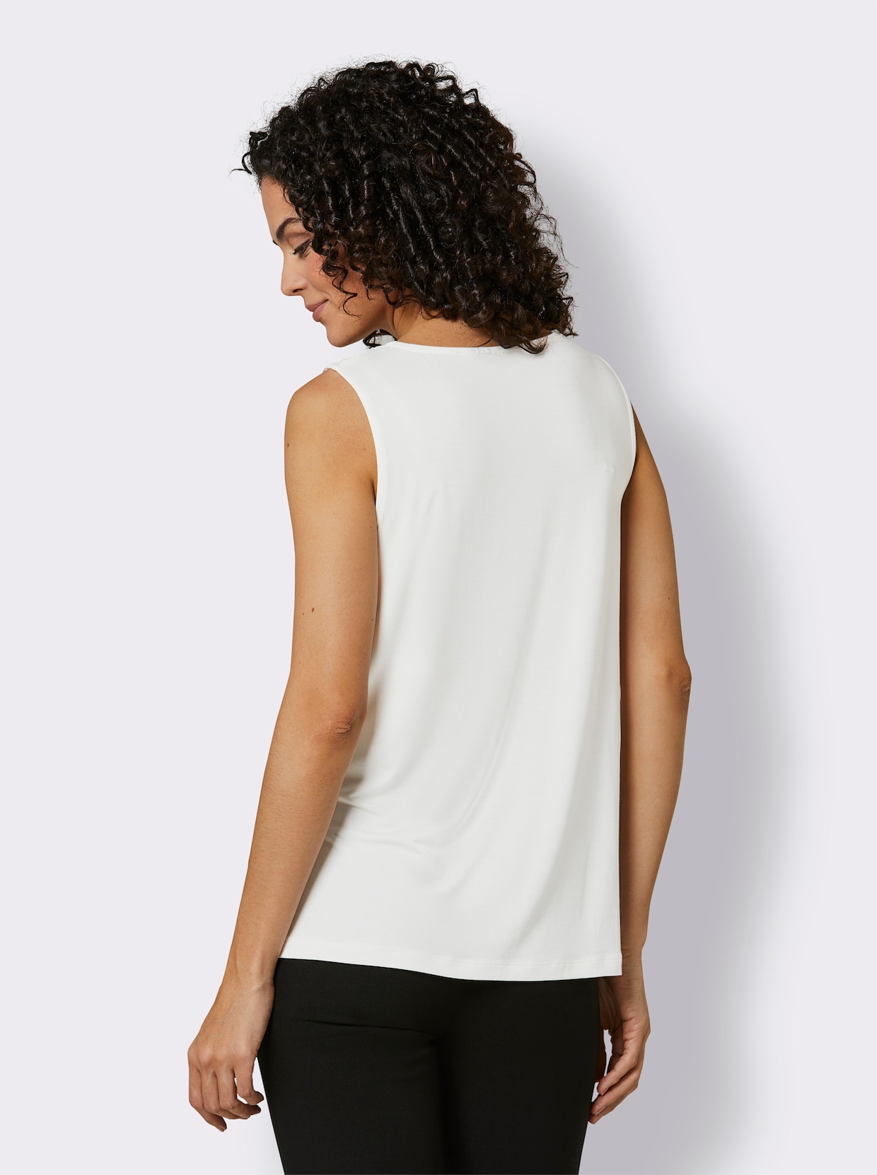 CREATION L PREMIUM Lyocell shirttop - ecru