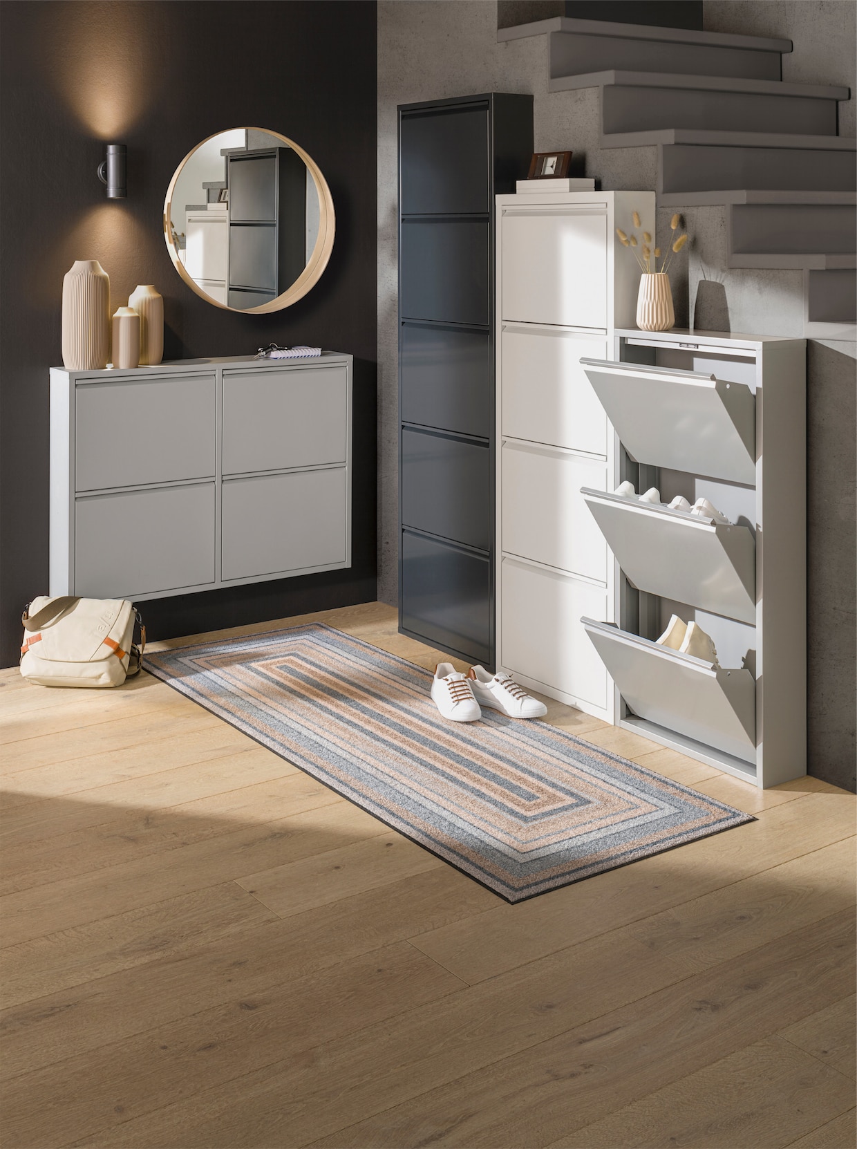 heine home Fußmatte - grau-taupe