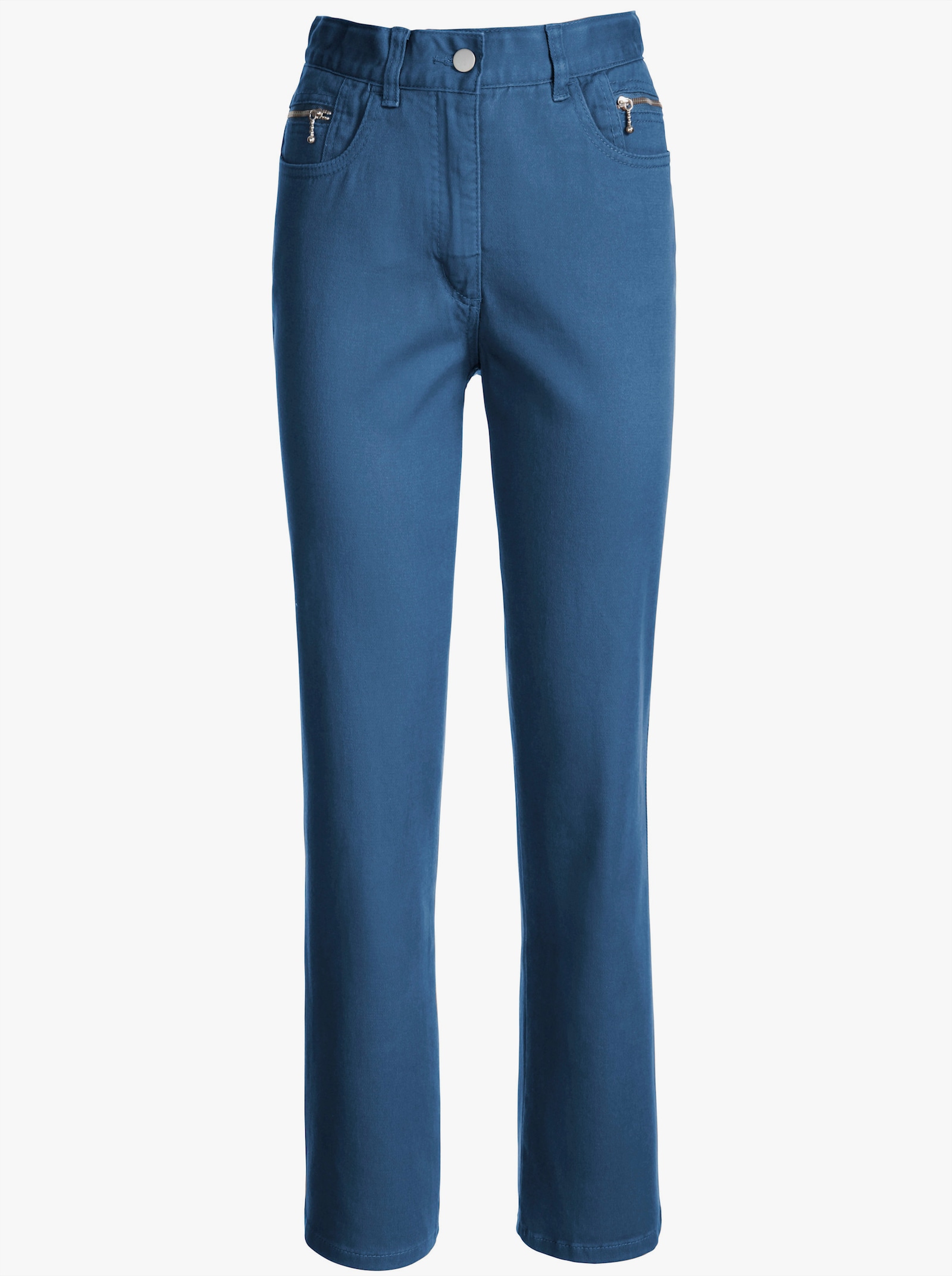5-Pocket-Jeans gerade geschnitten - blue-stone-washed