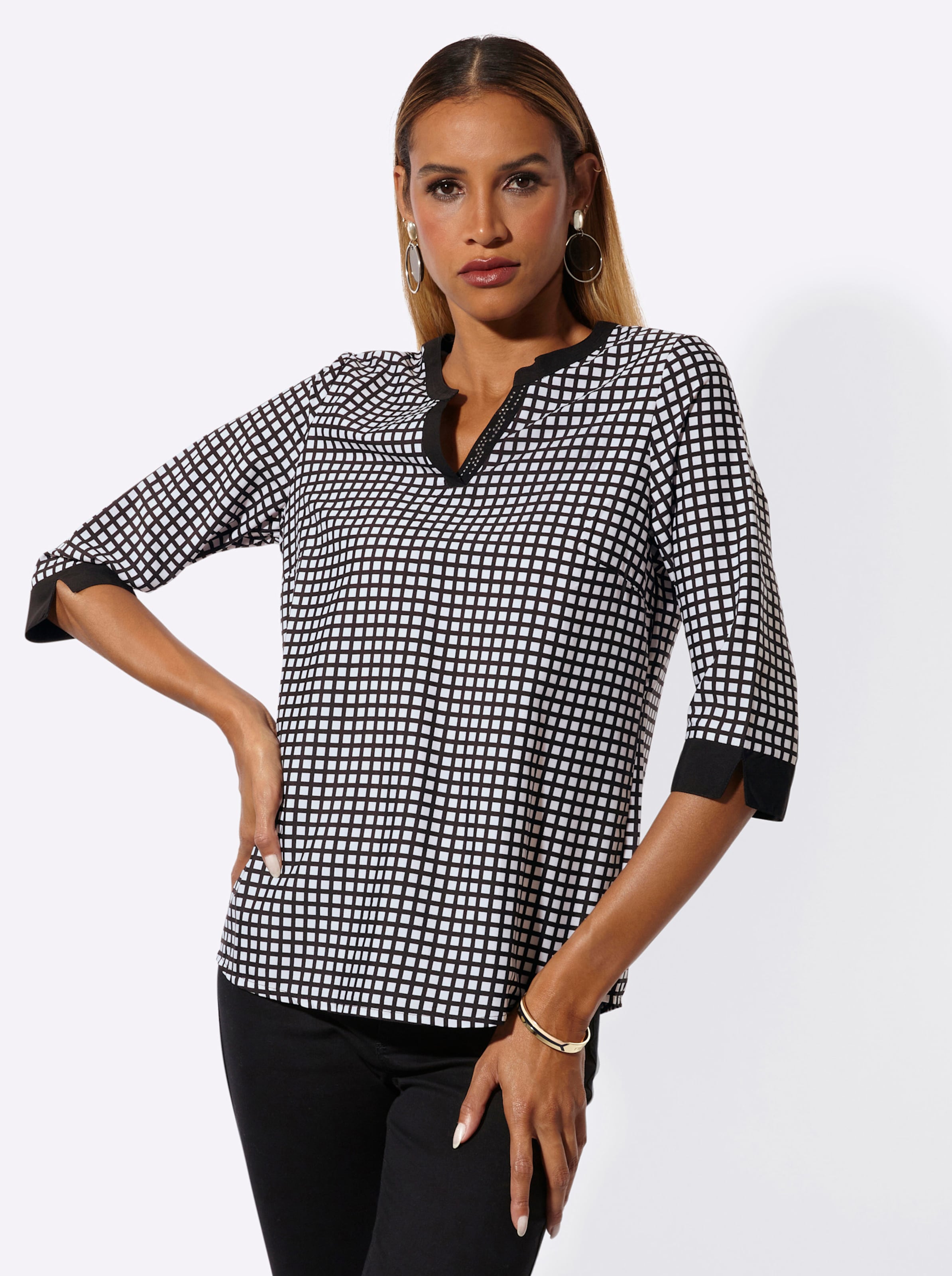 Druckbluse