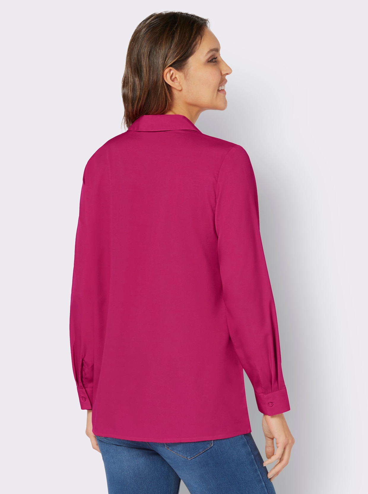 Longline blouse - pink