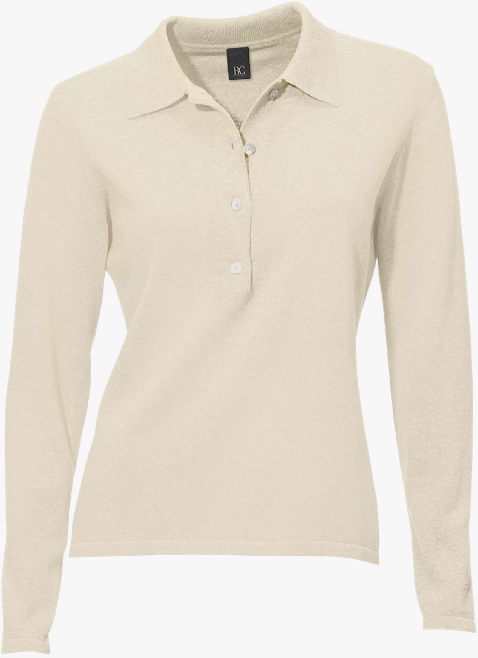 heine Polopullover met knoopsluiting - offwhite