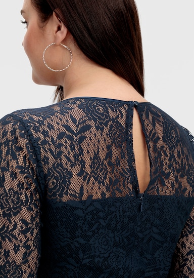 sheego Cocktailkleid - nachtblau