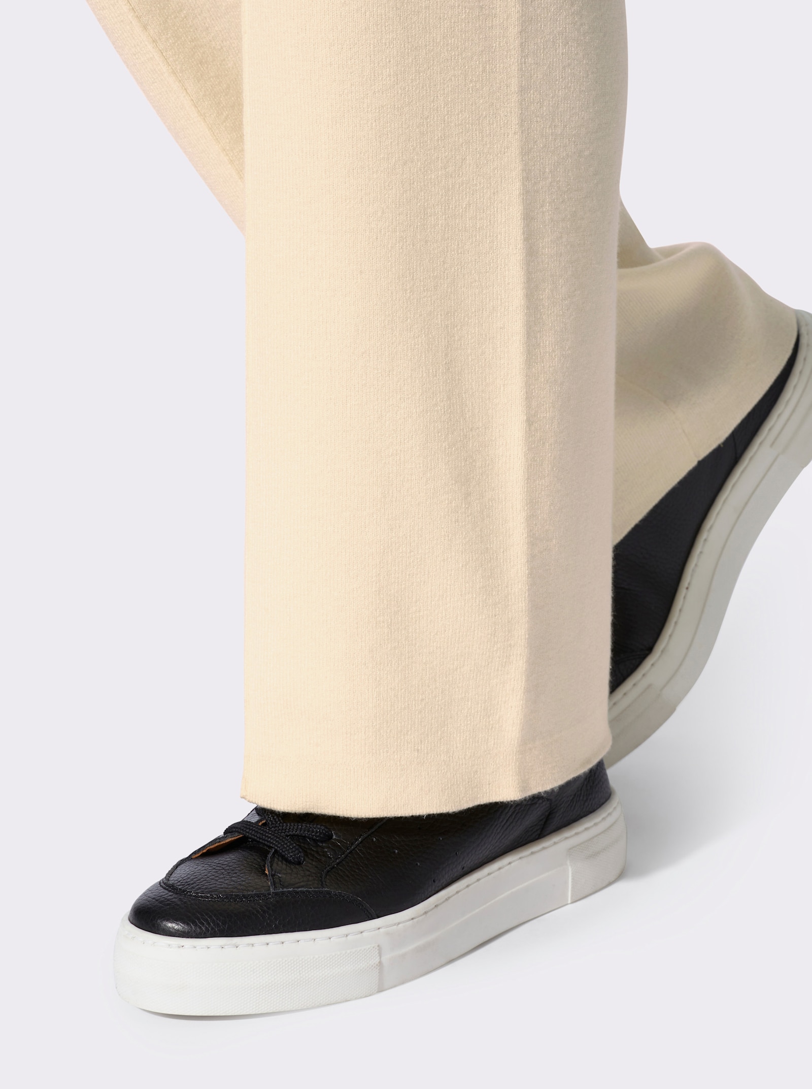 heine Strickhose mit Biesen - champagner