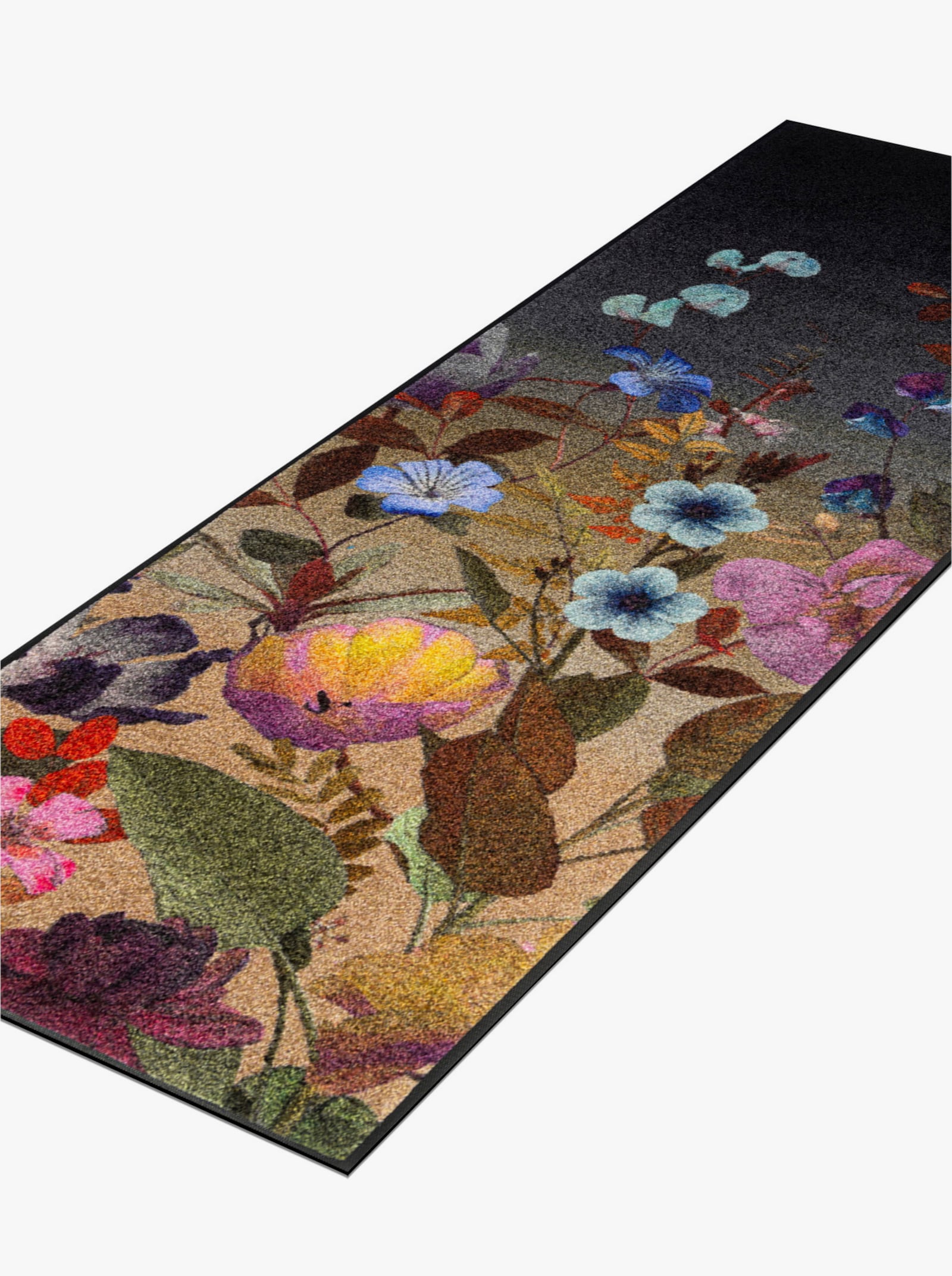 wash+dry by Kleen-Tex Fußmatte - blau-beige-bedruckt