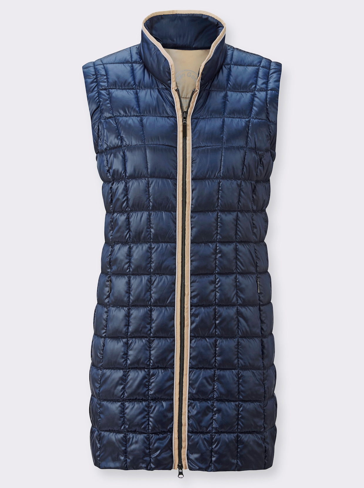 Green Goose Lange jas - marine