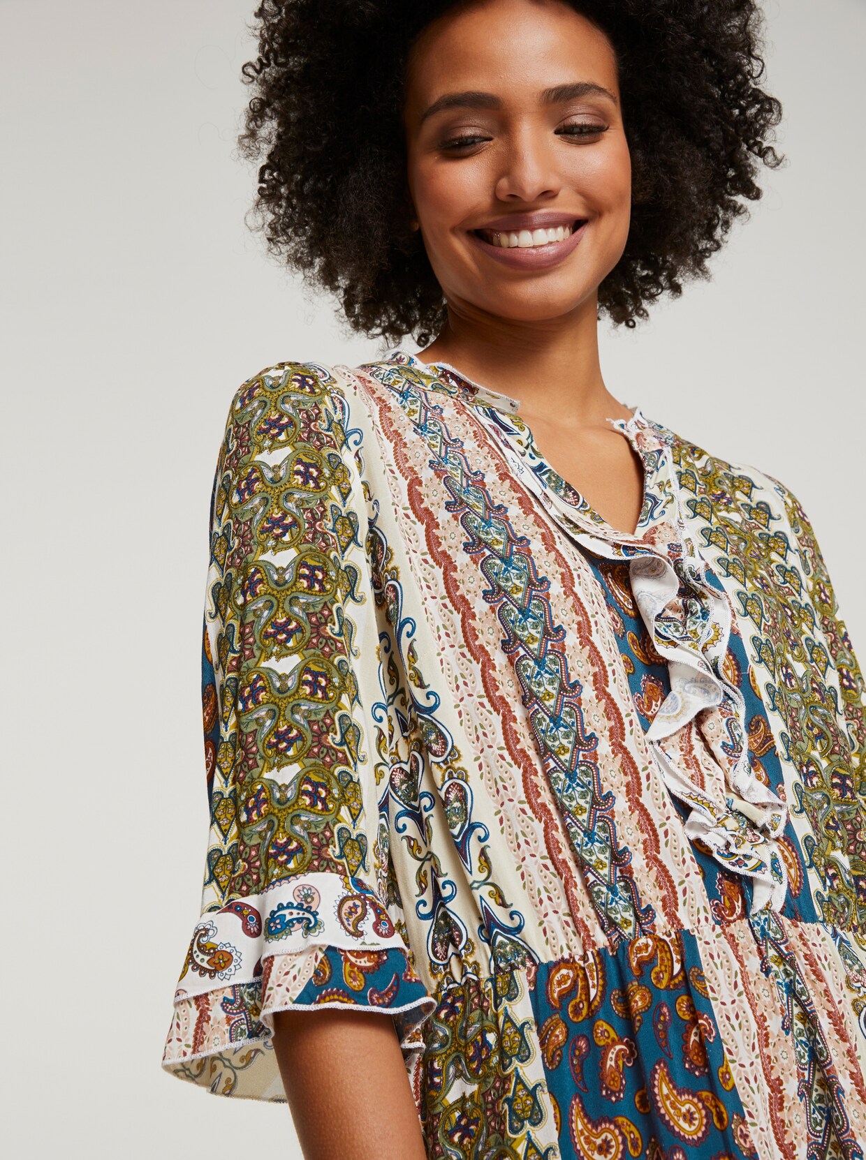 heine Druck-Kleid - bunt