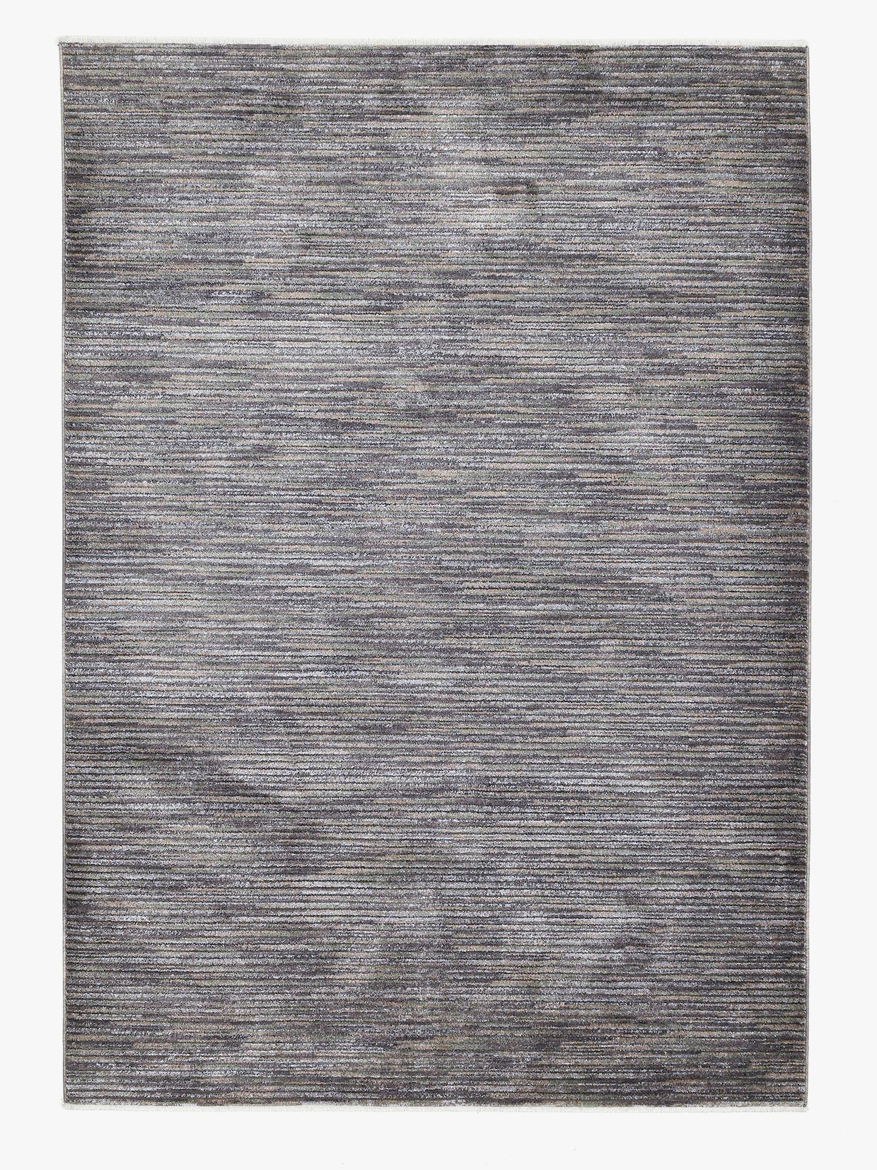 Theko Teppich - dunkelgrau-meliert