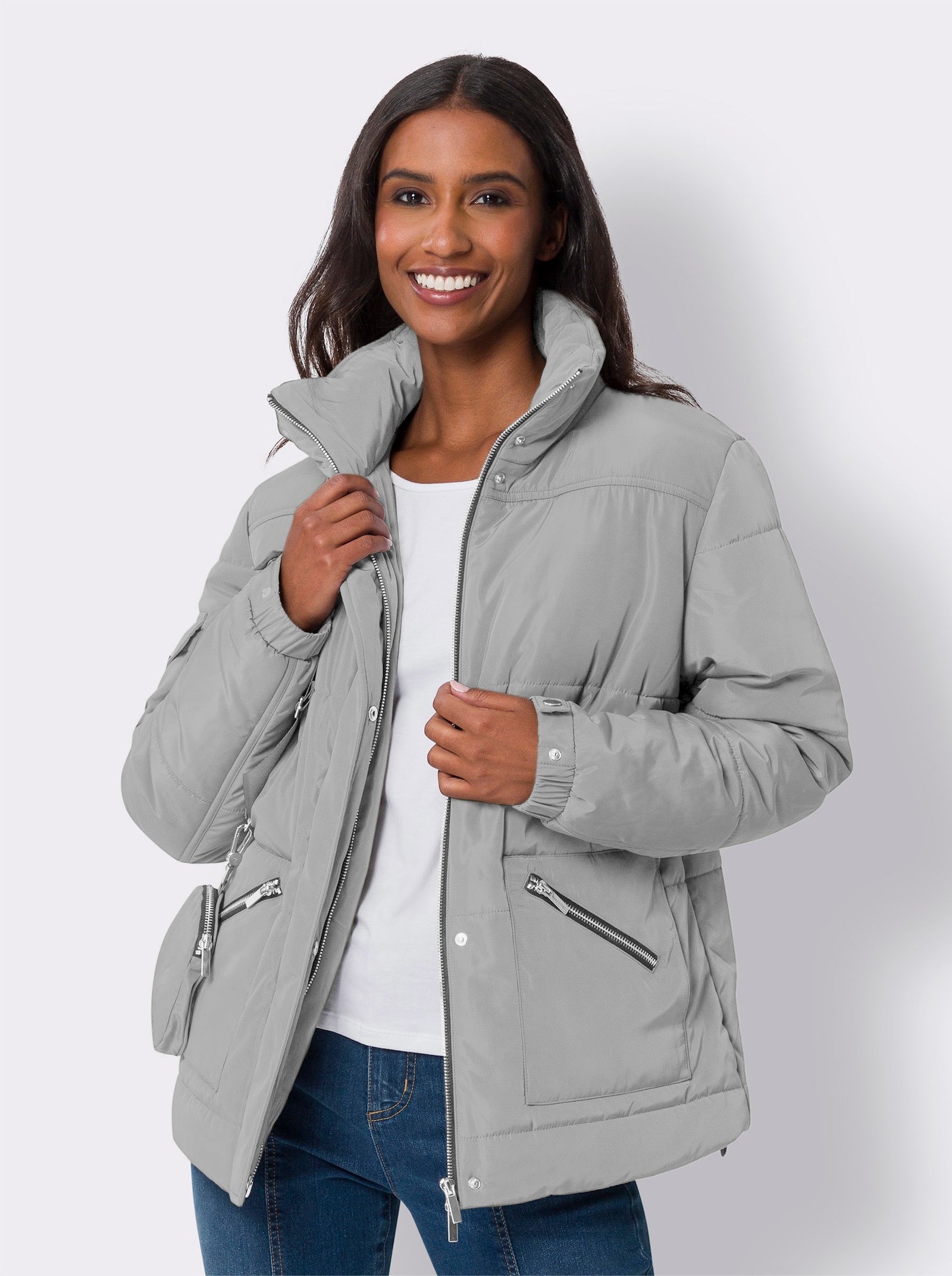 heine Steppjacke - steingrau