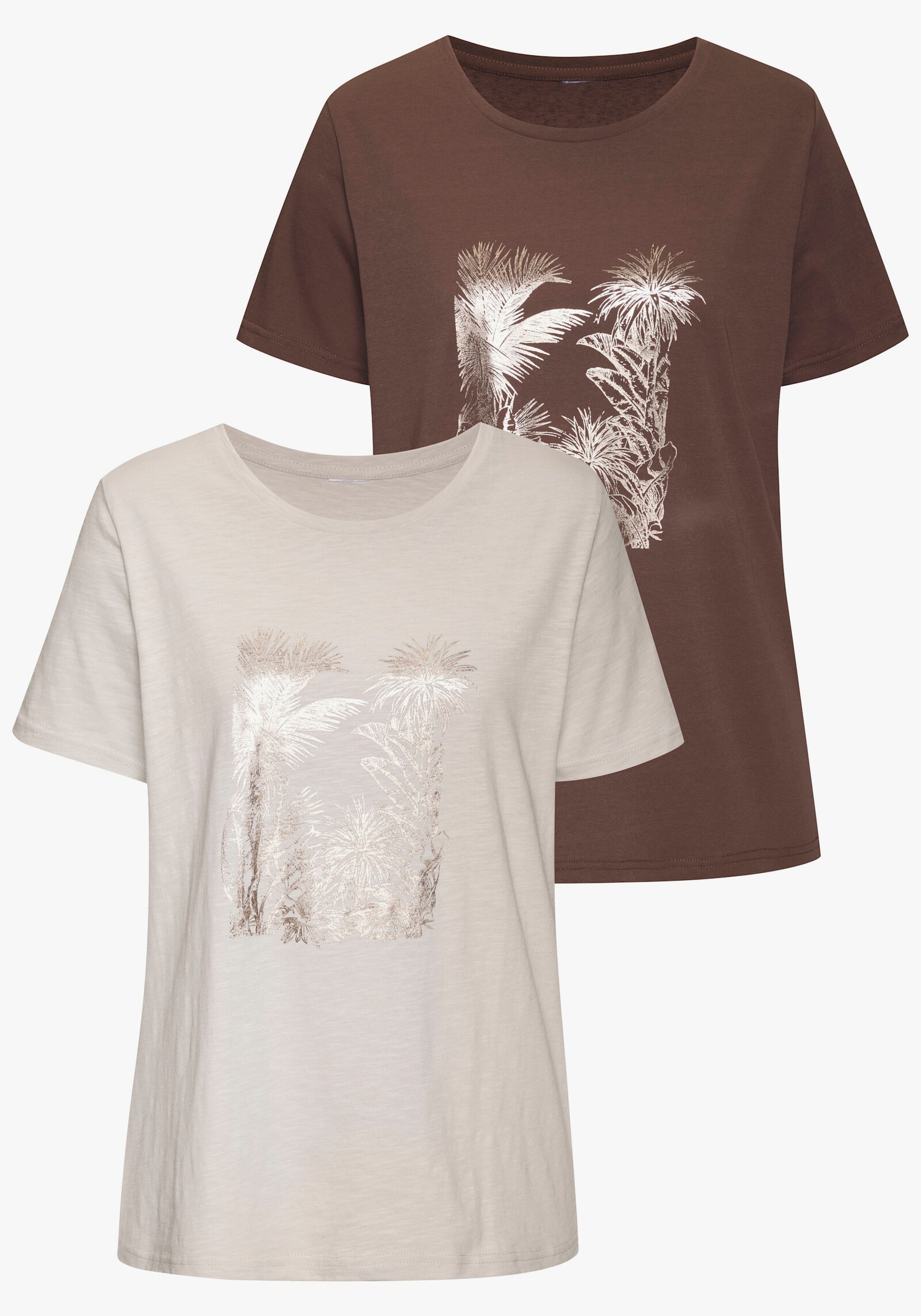 Vivance T-shirt - taupe, beige
