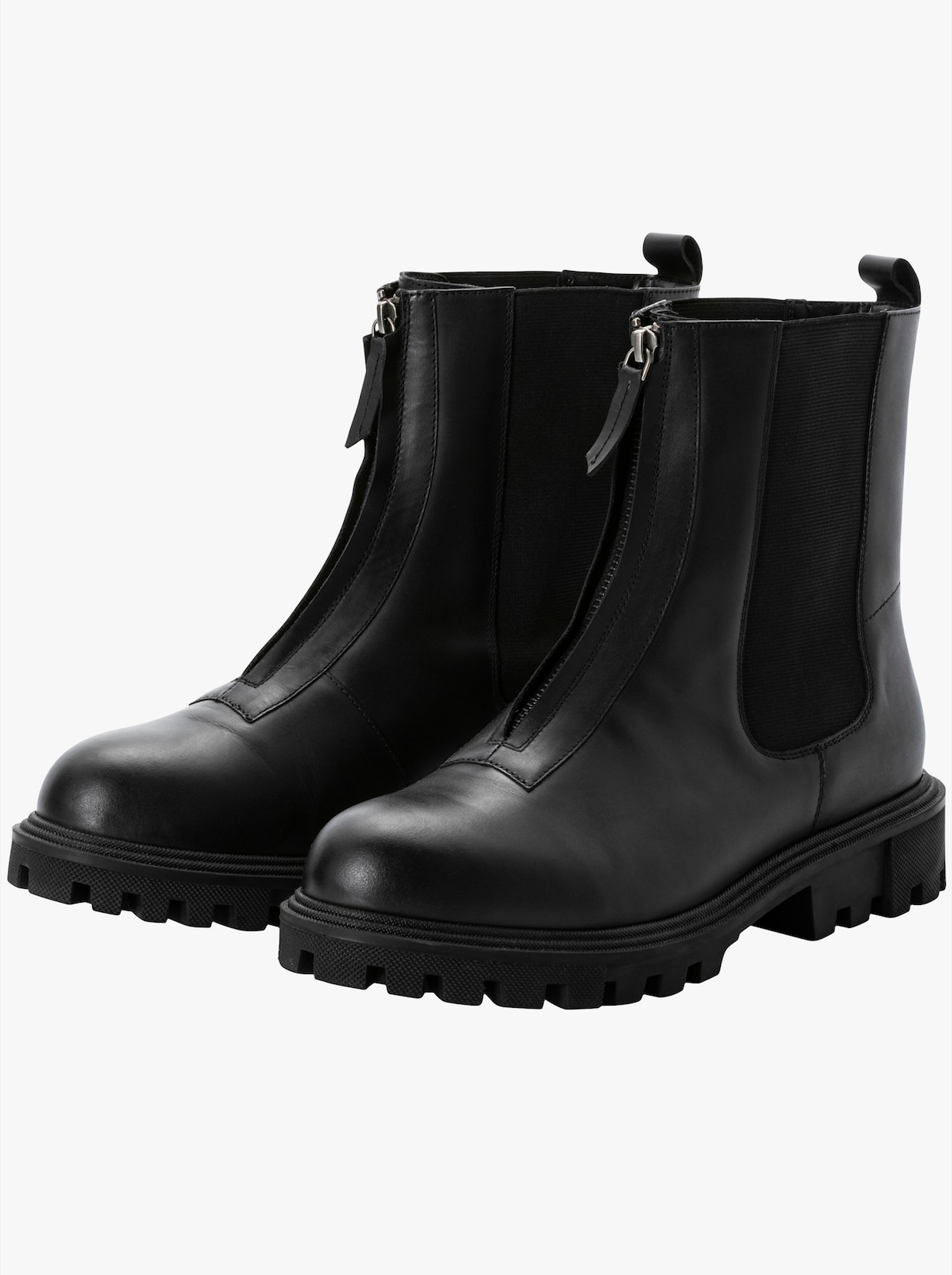 sheego Stiefelette - schwarz