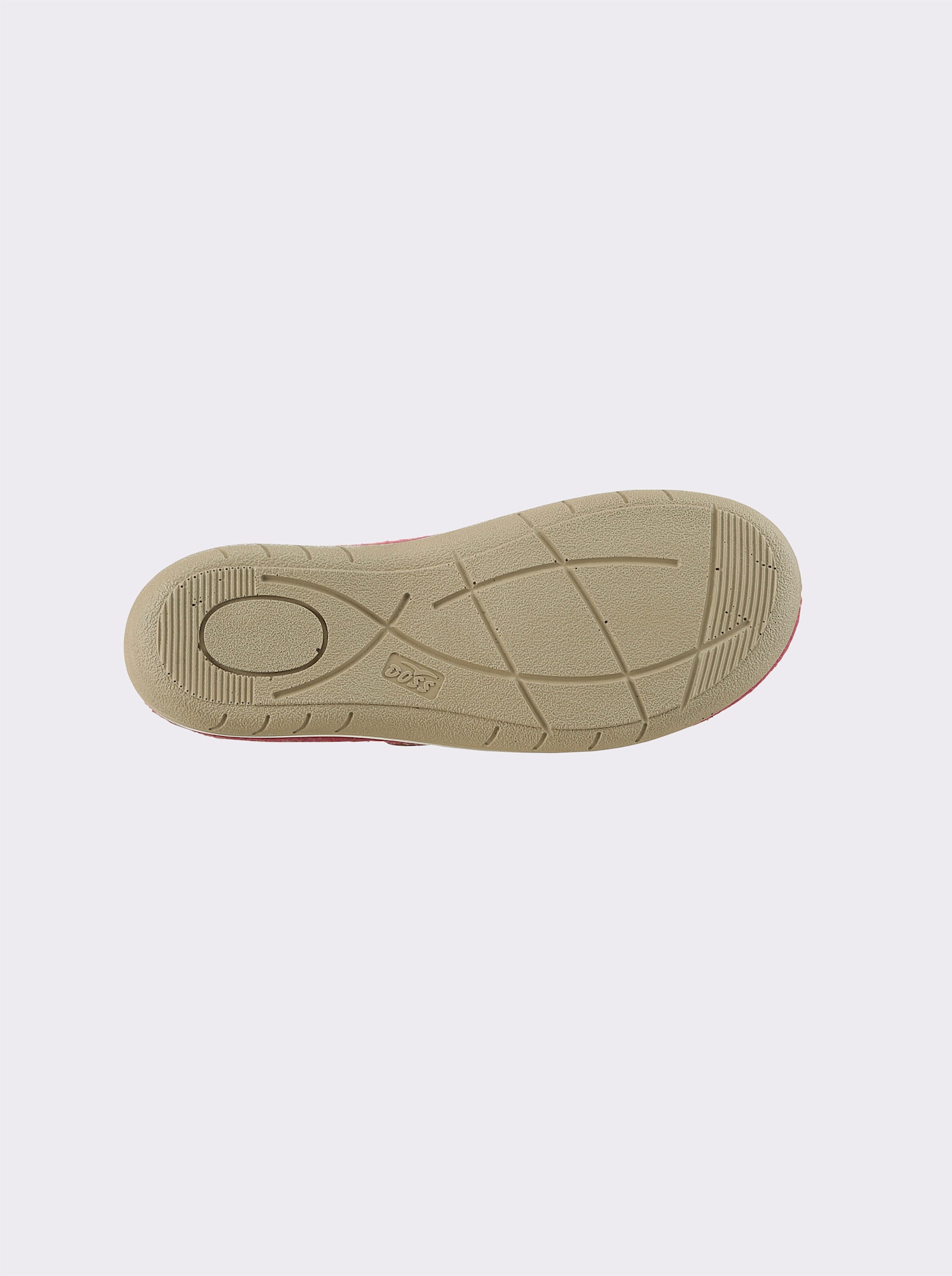 Hausschuh - bordeaux