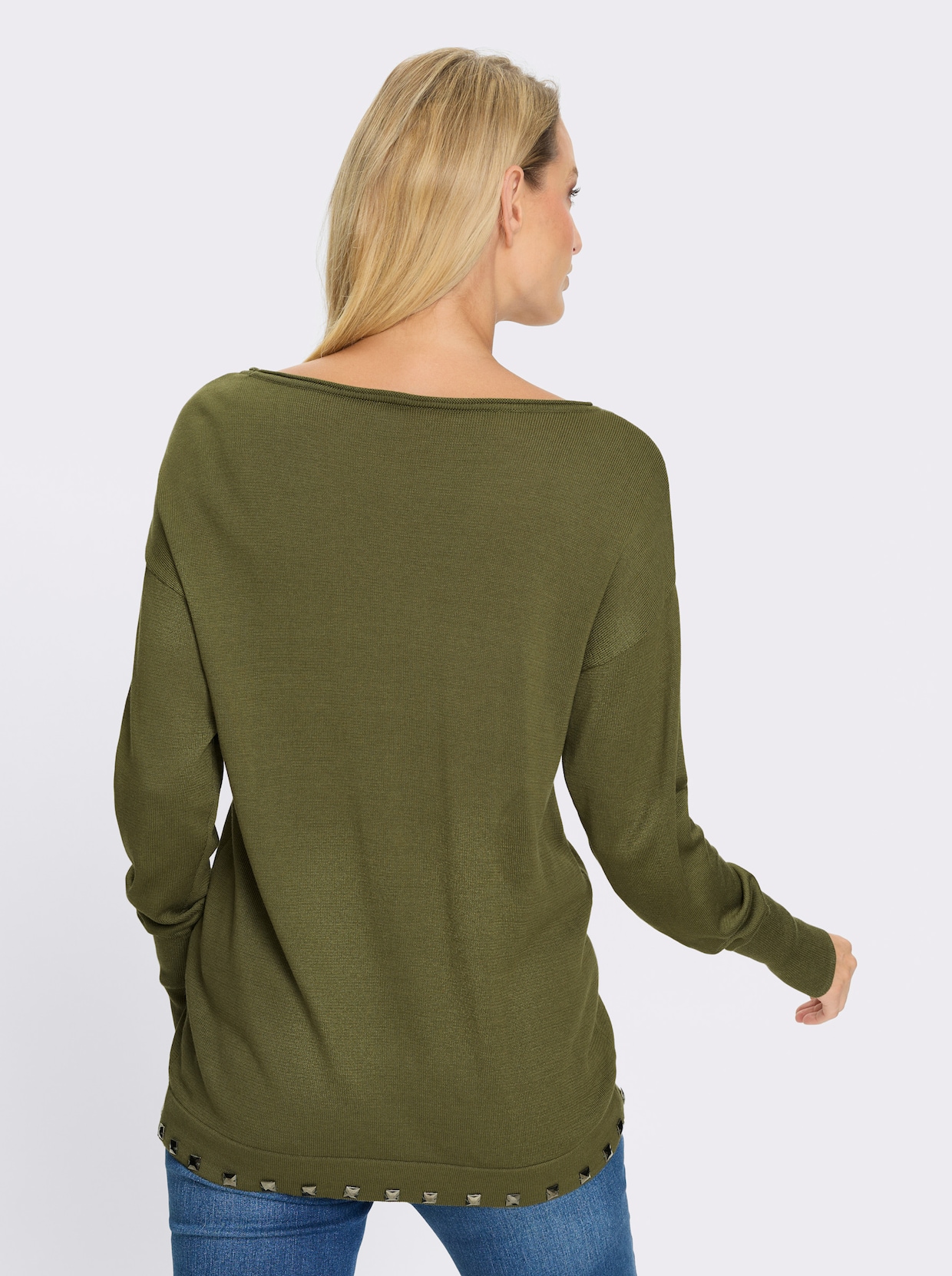 heine Strickpullover - oliv