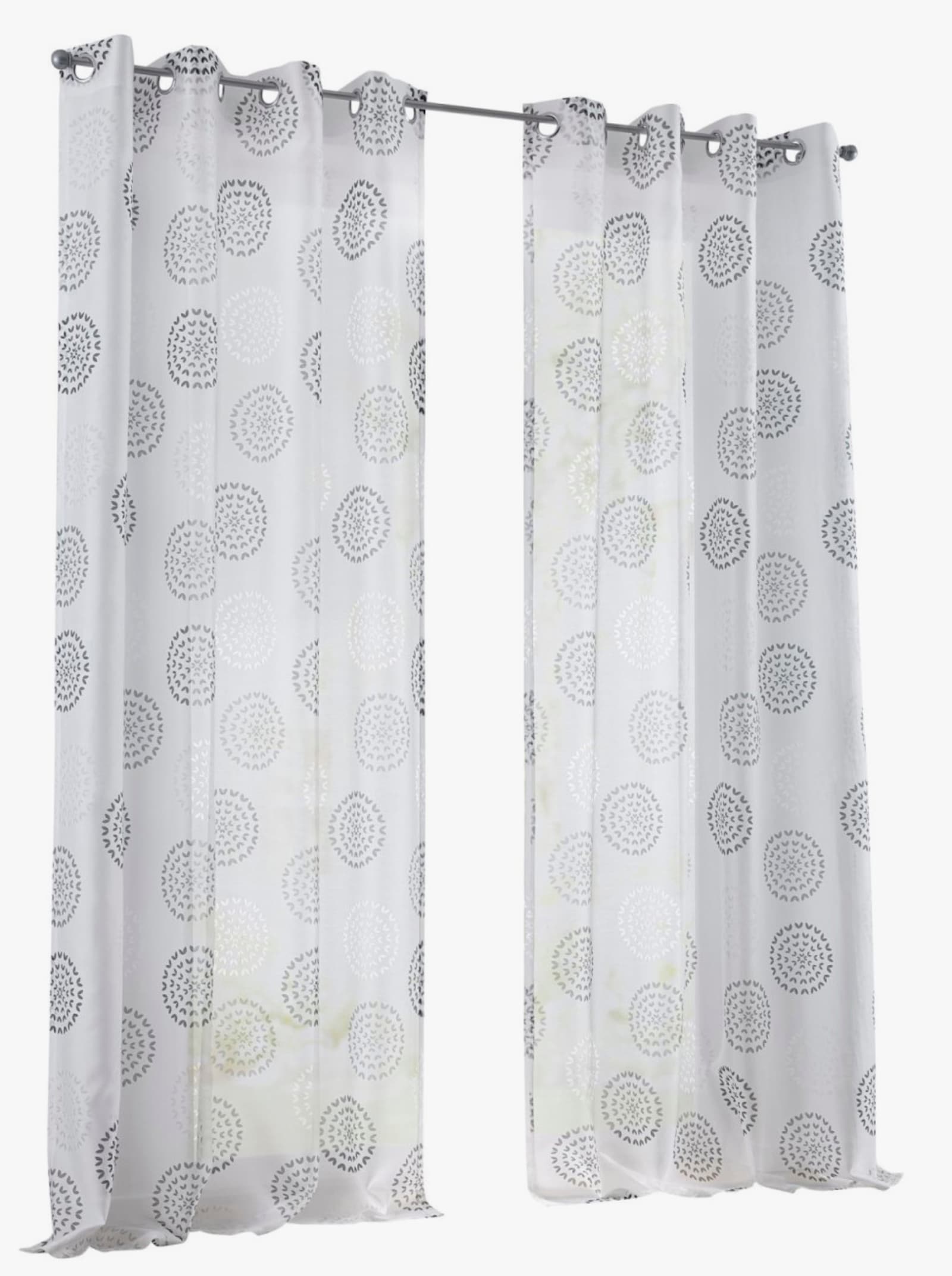 heine home Dekostore - anthrazit-weiß