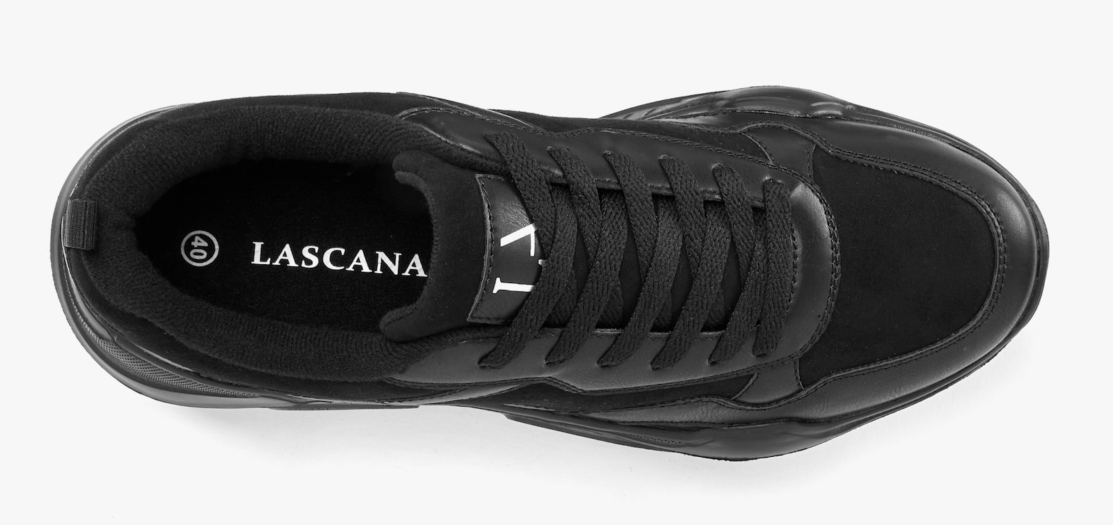 LASCANA Sneaker - schwarz/schwarz