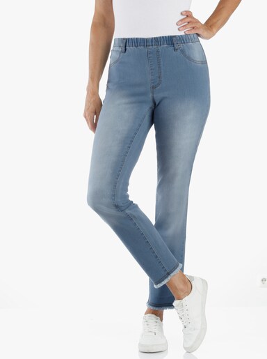 jeans - blue-bleached