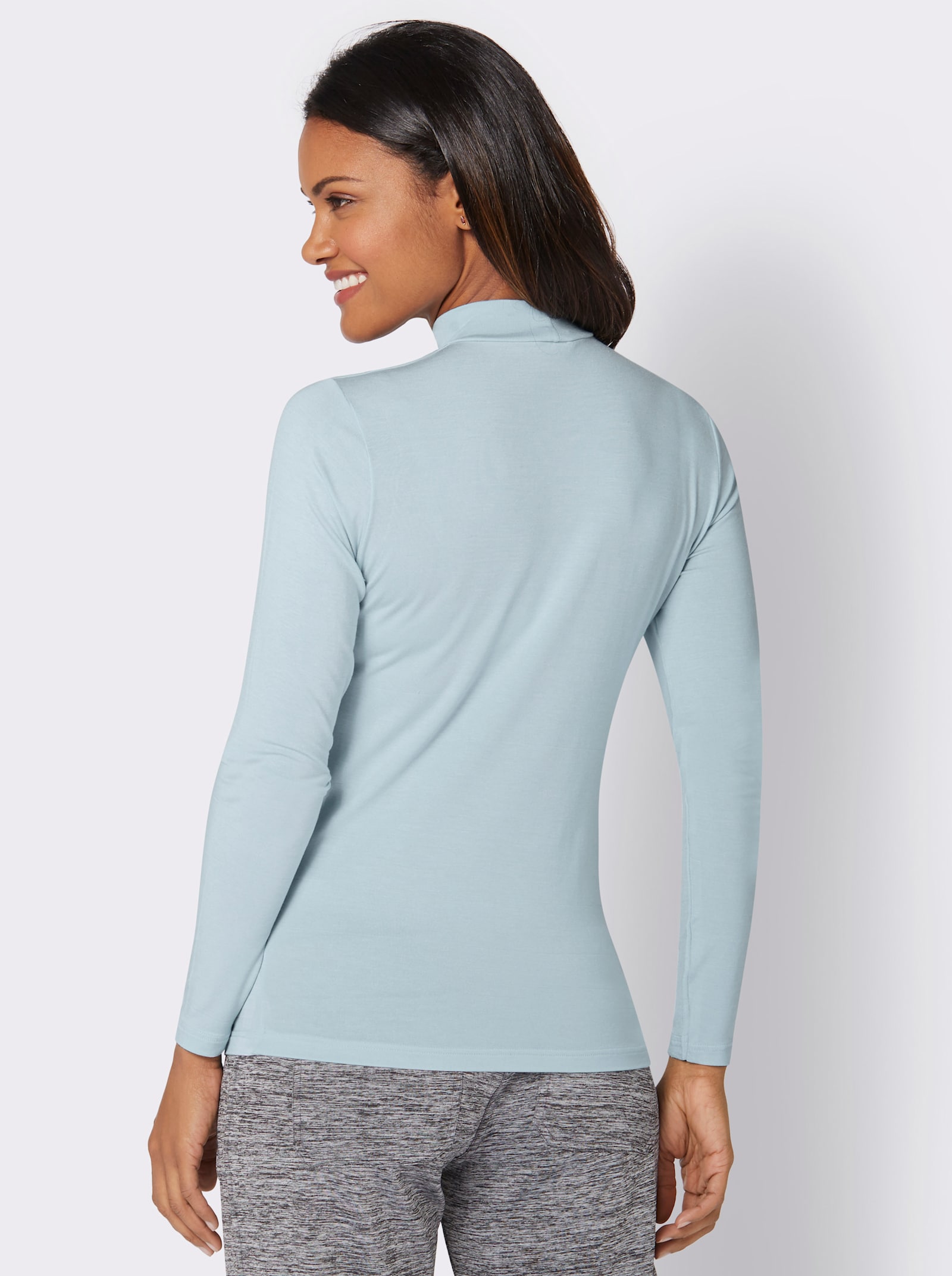 wäschepur Langarm Blazershirt - mint