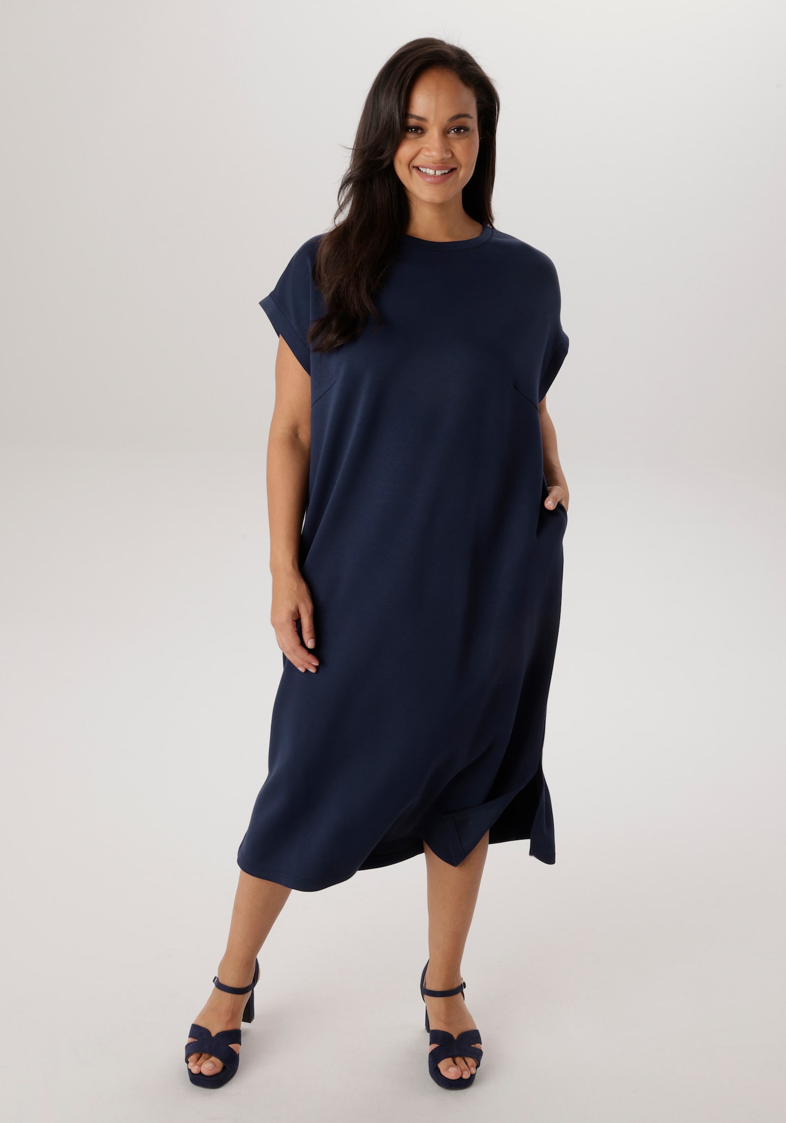 Aniston PLUS Jerseykleid - marine