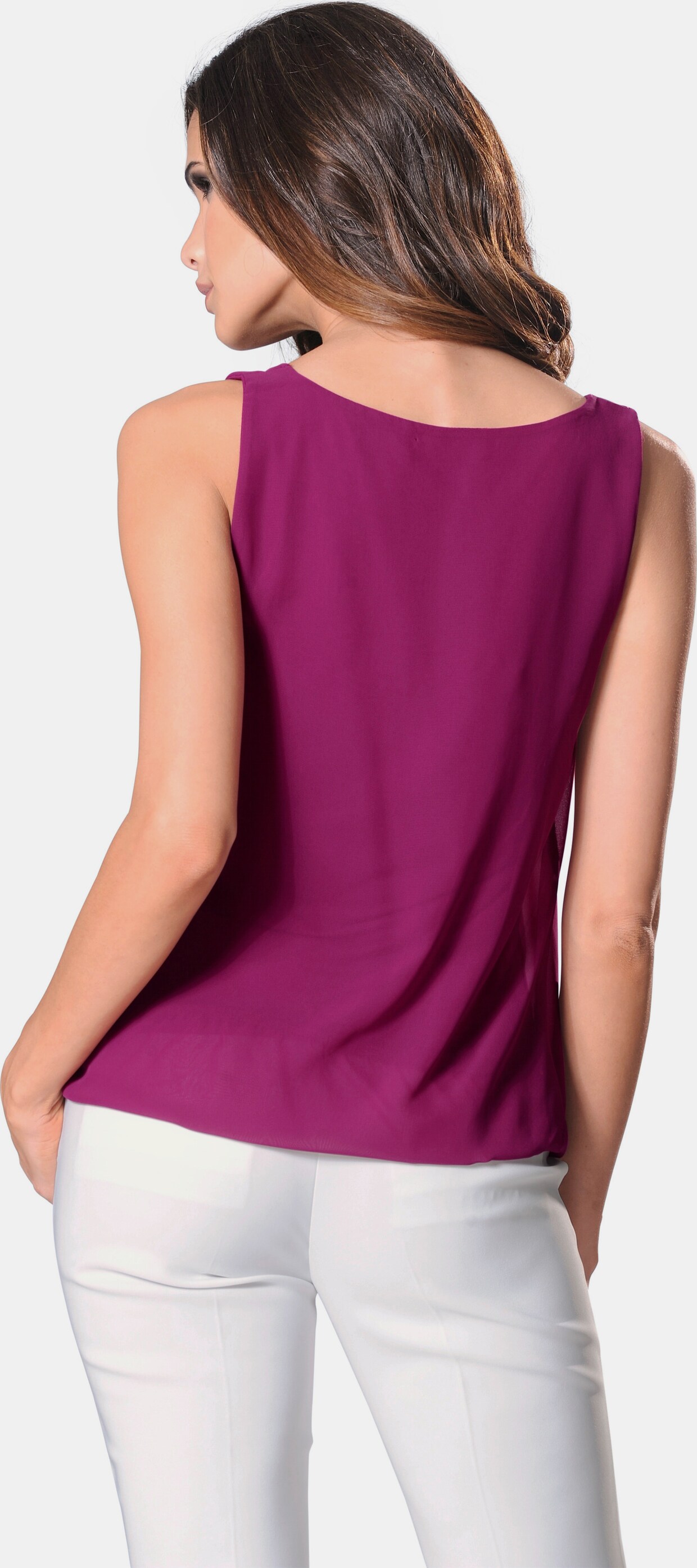 heine Blousetop - bessenrood