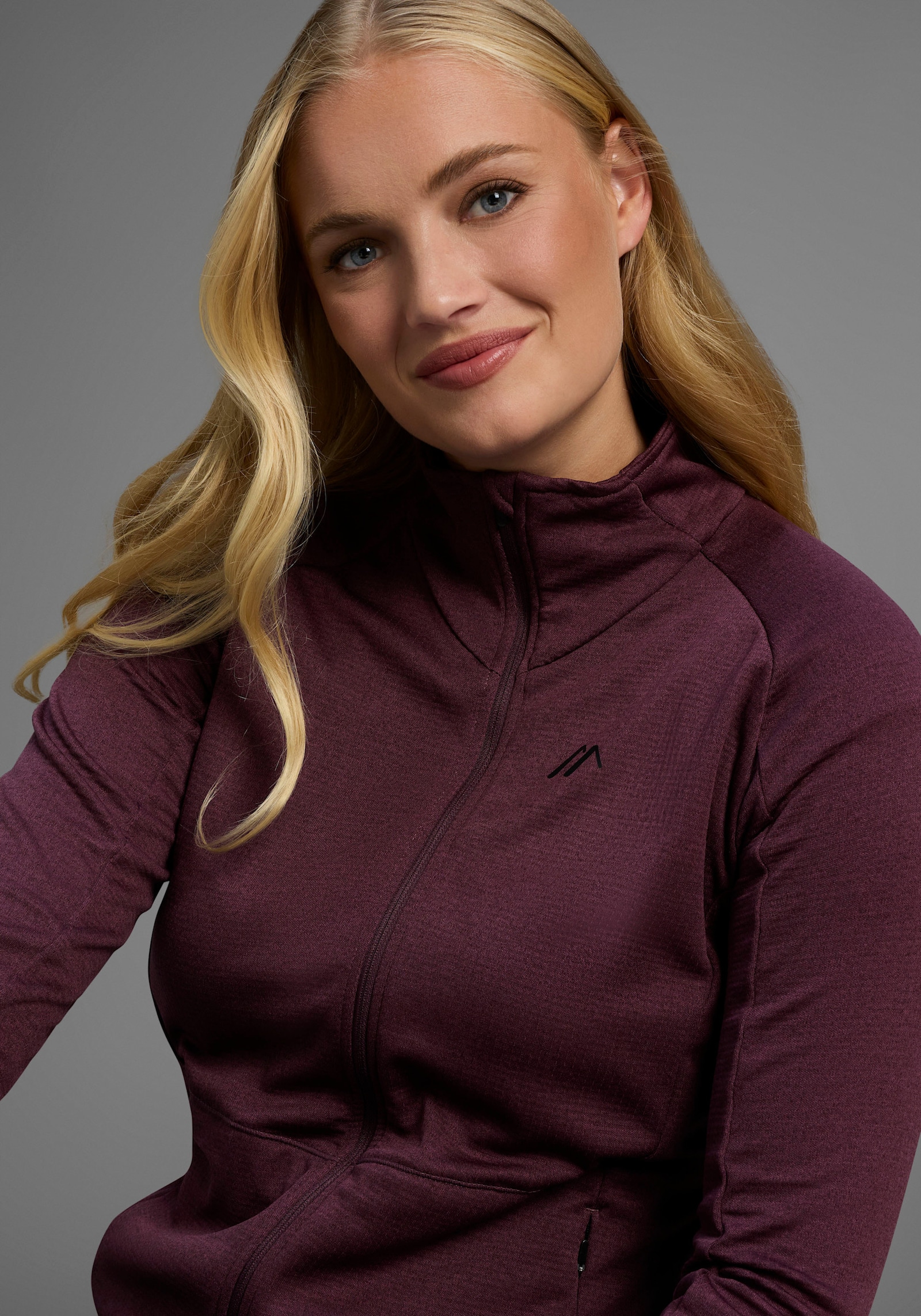 Maier Sports Fleecejacke - rich soil