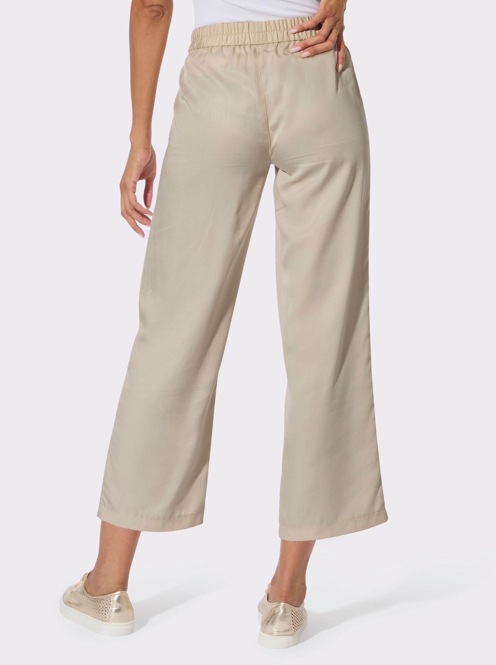Culotte mit Rundum-Dehnbund - sand