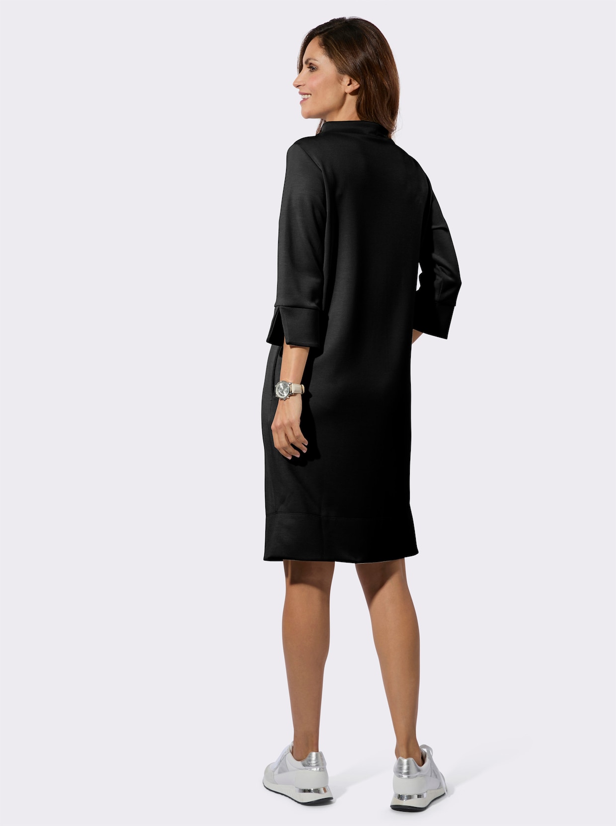 Jerseykleid - schwarz